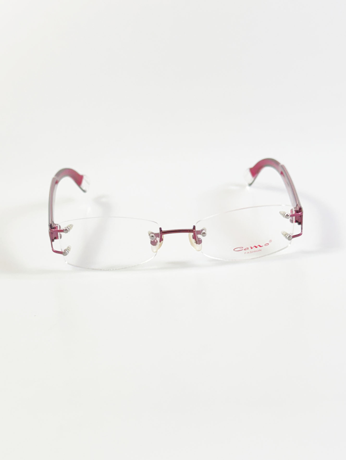 CAMO FASHION Rimless Square Metal Glasses
