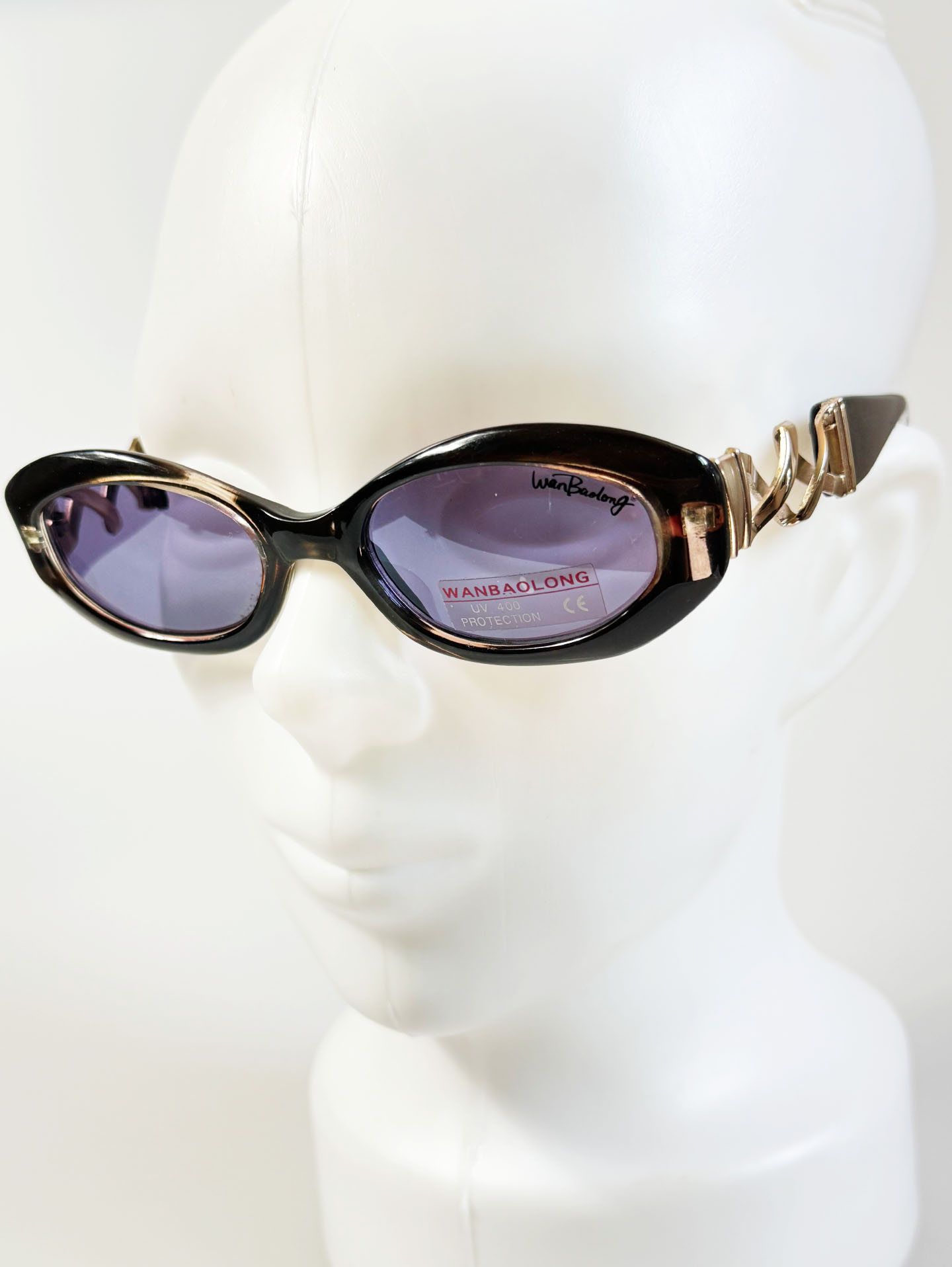 90's WANBAOLONG Bold Oval Tint Sunglasses