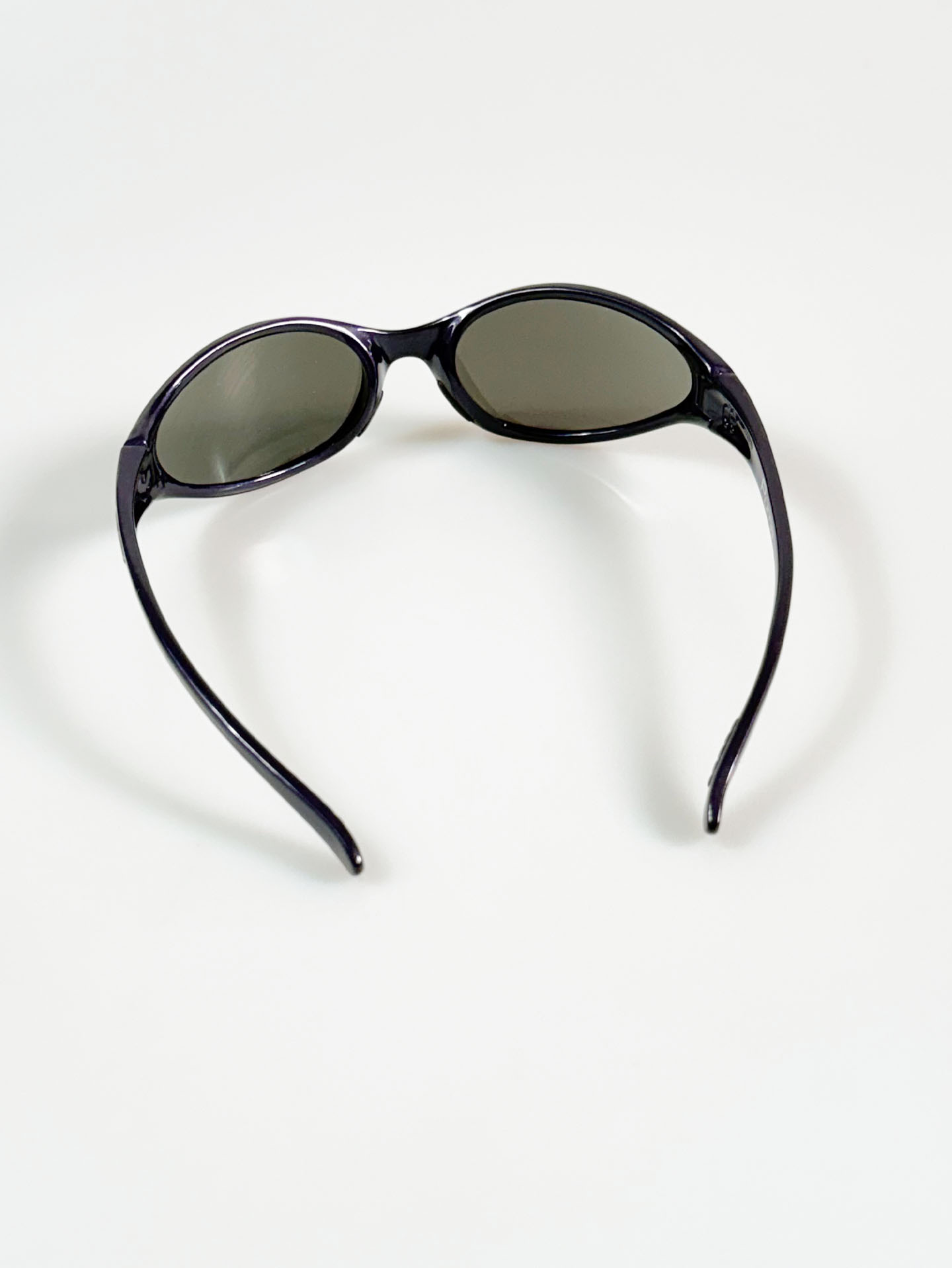 BLOC Purple Wraparound Oval Frame Sunglasses