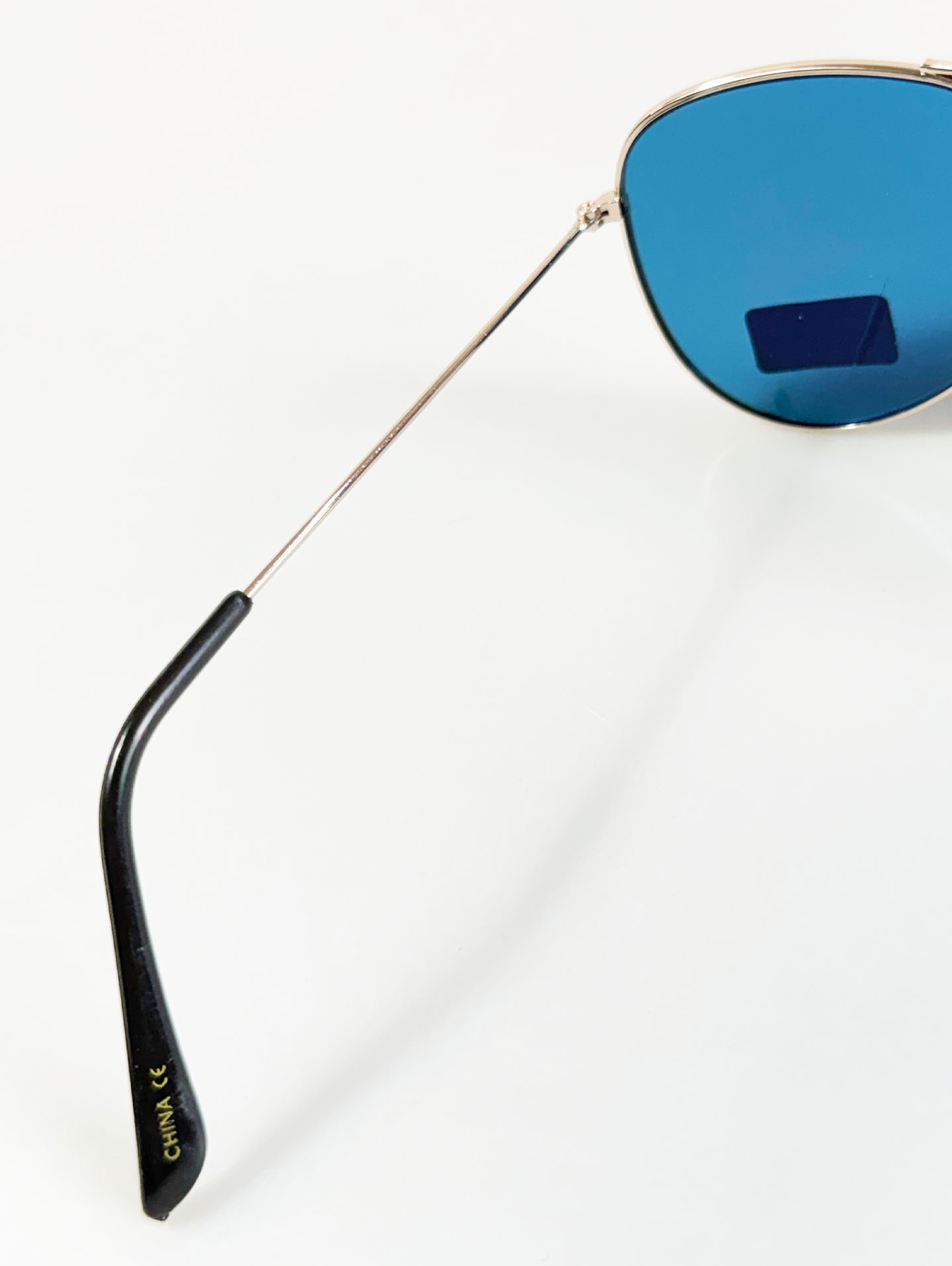 AIR FORCE Gold Aviator Metal Mirror Sunglasses