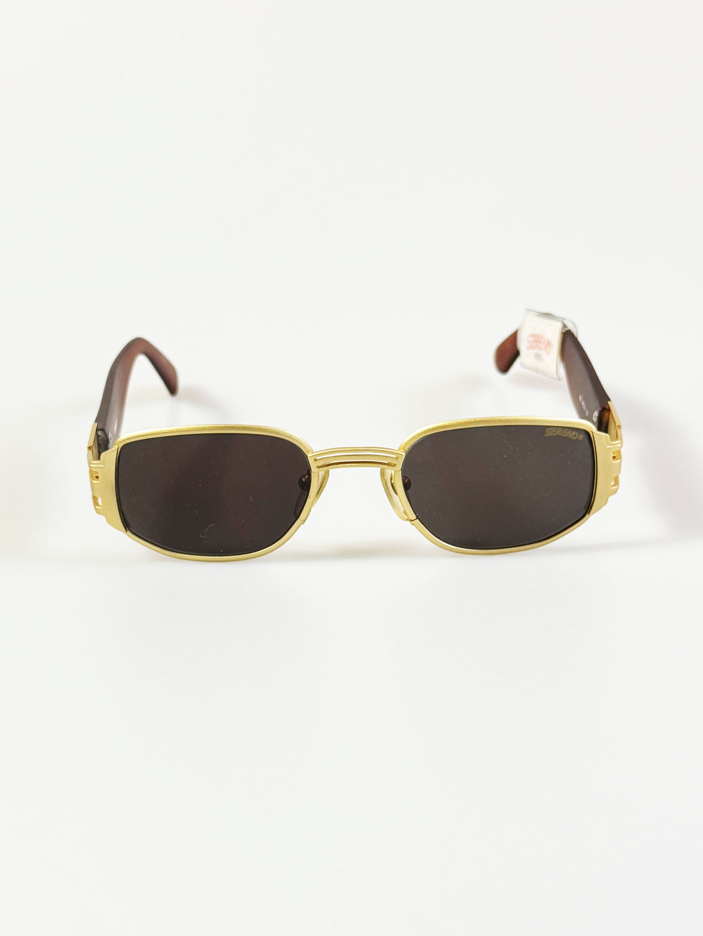 90’s SERENO Gold Metal Square Sunglasses