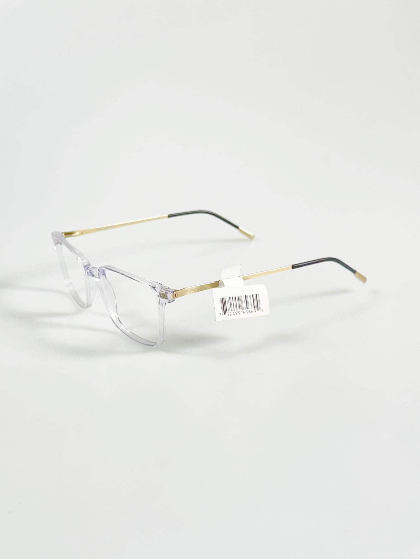 MOLESKINE EYEWEAR Crystal Clear Square Acetate Combo Frame Glasses