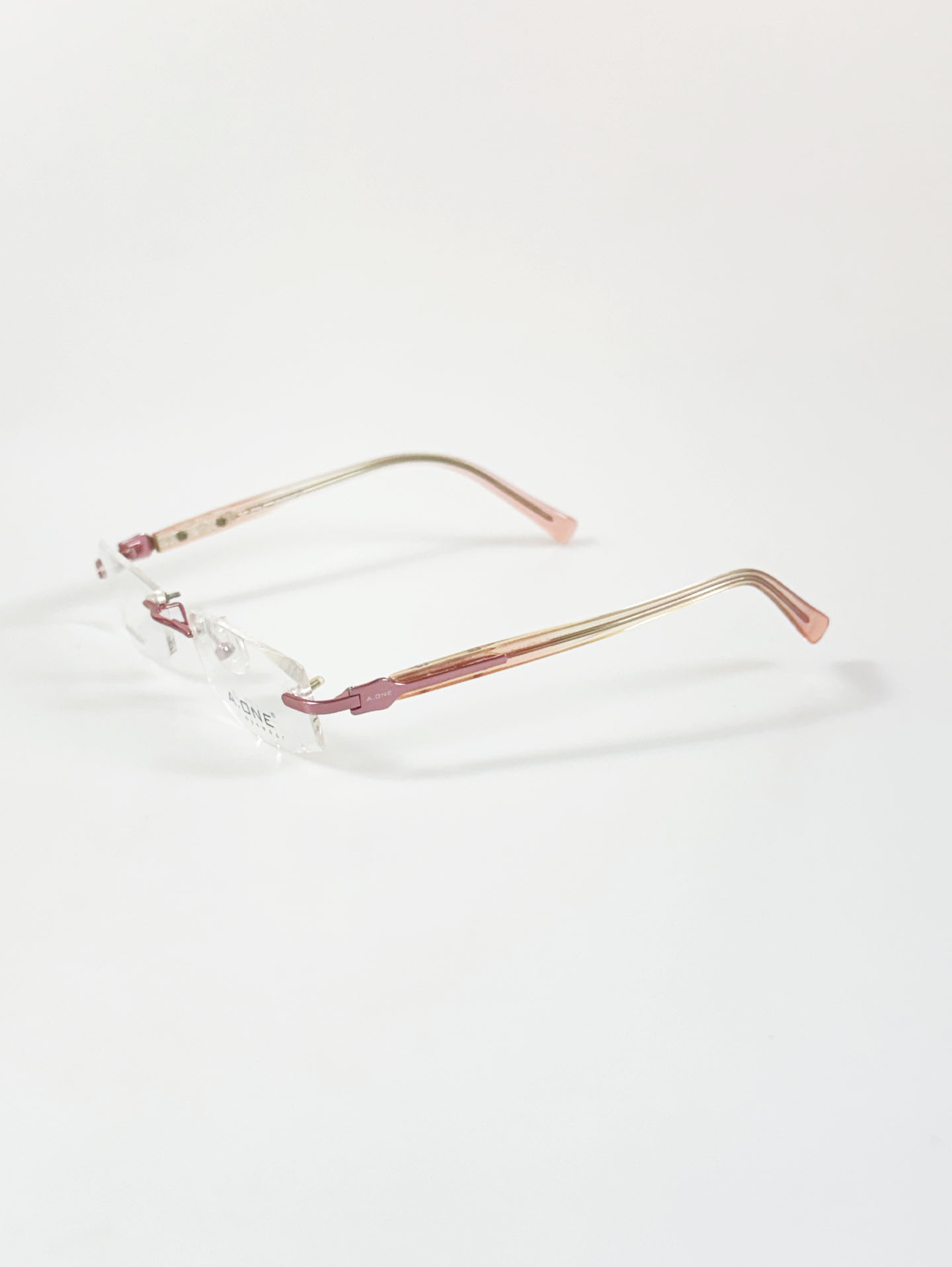 A.ONE Rimless Square Metal Glasses