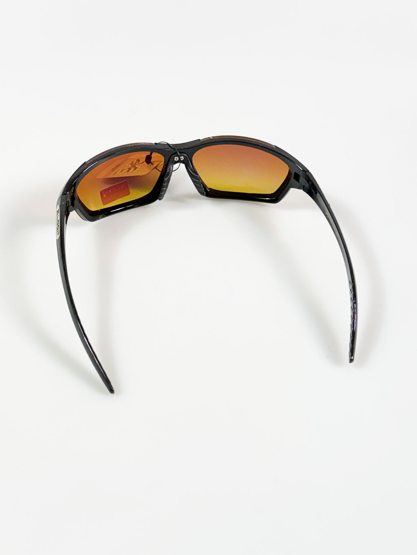 XLOOP Black Sport Wraparound Tint Sunglasses