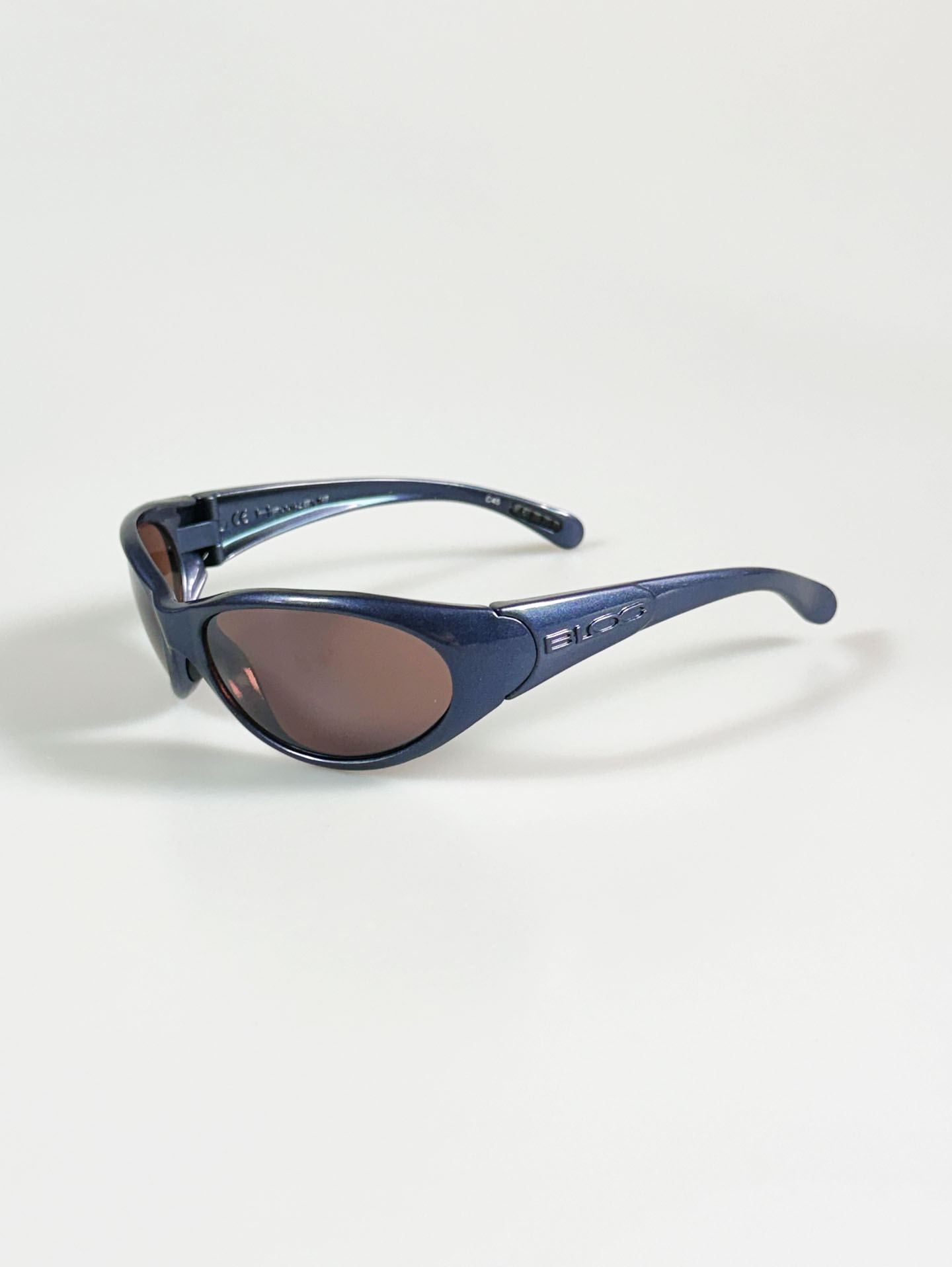 BLOC Wraparound Oval Sporty Frame Tinted Sunglasses
