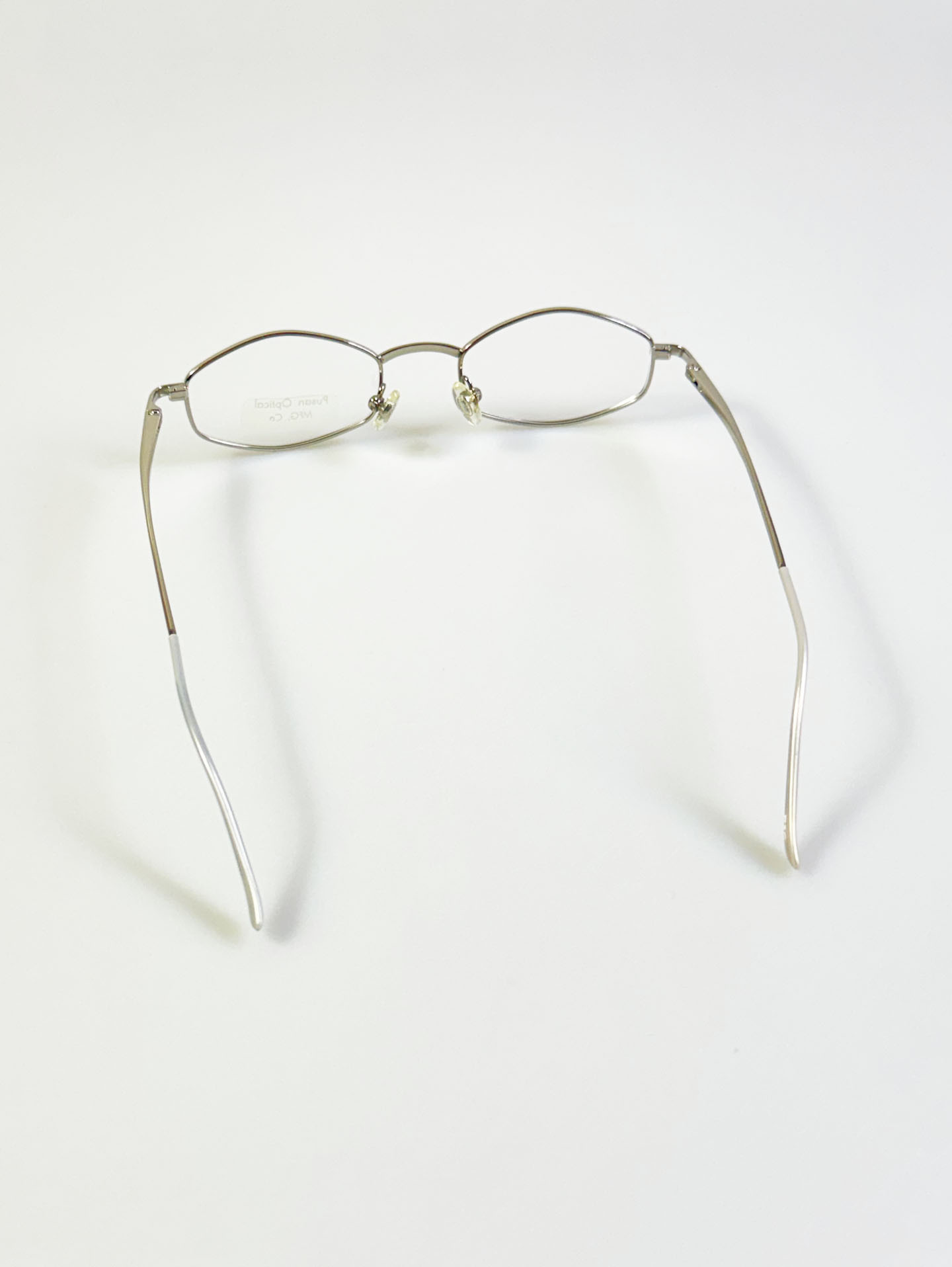 P.S.C FASHION Silver Hexagonal Metal Frame Glasses