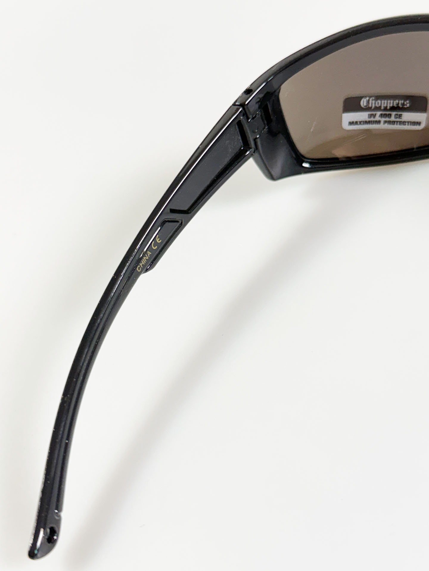 CHOPPERS Wraparound Black Blue Biker Sunglasses