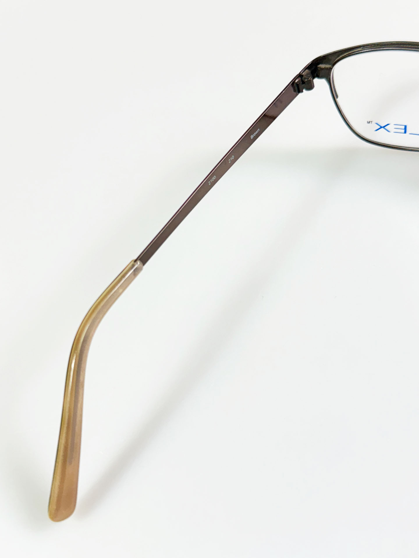 TI FLEX Titanium Slim Square Frame Glasses