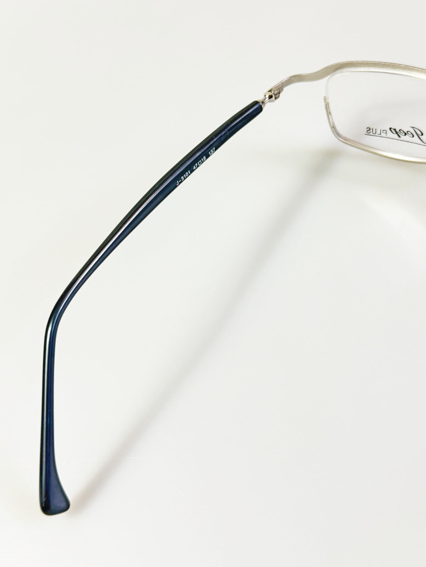 JEEP Silver Slim Square Metal Glasses