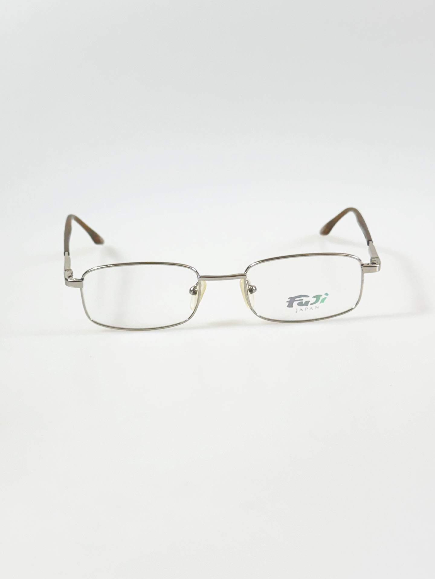 90's FUJI JAPAN Slim Square Metal Glasses Collection / 2 Colors