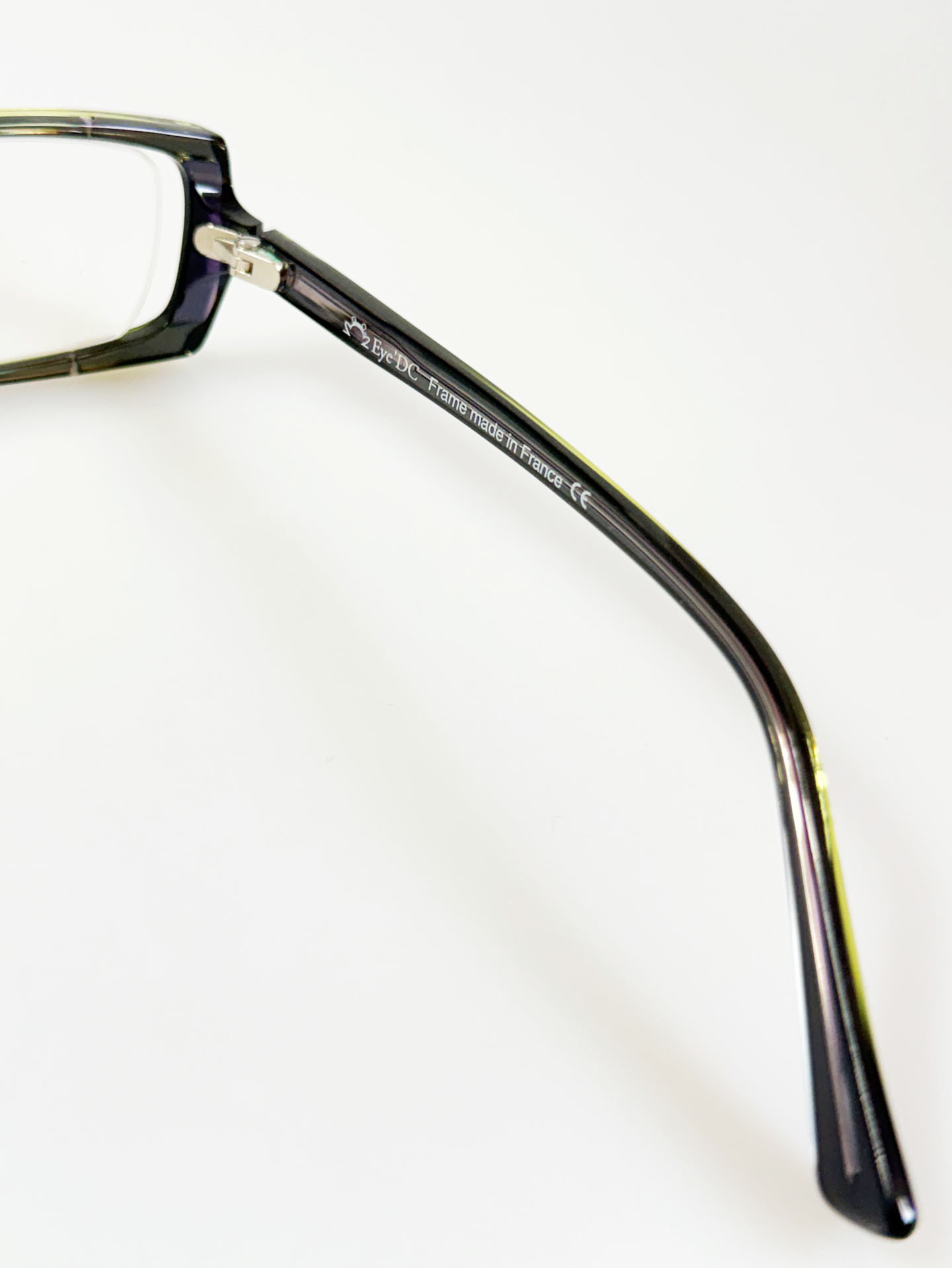 Eye'DC Smoky Square Horn-Rim Glasses