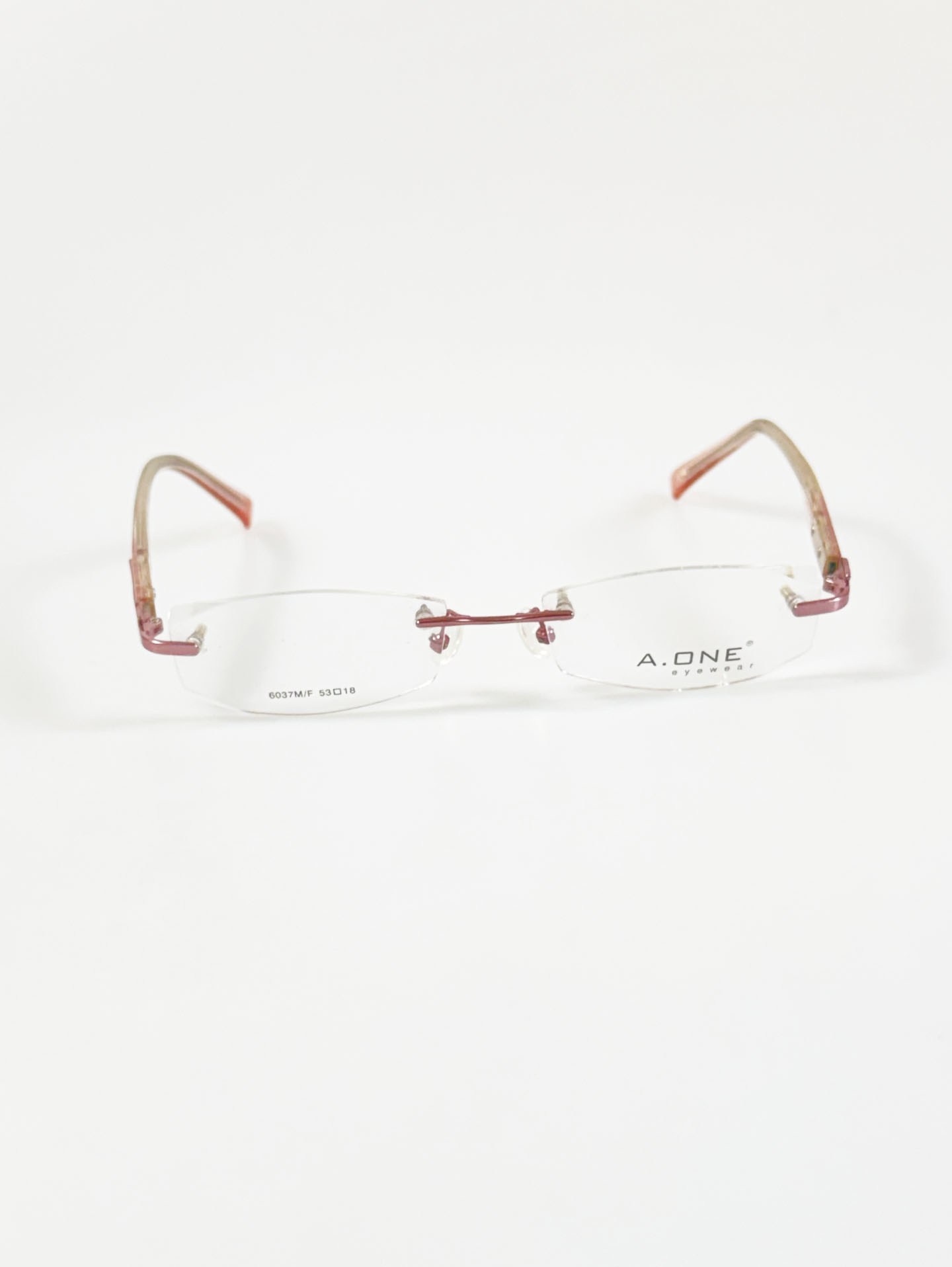 A.ONE Rimless Square Metal Glasses
