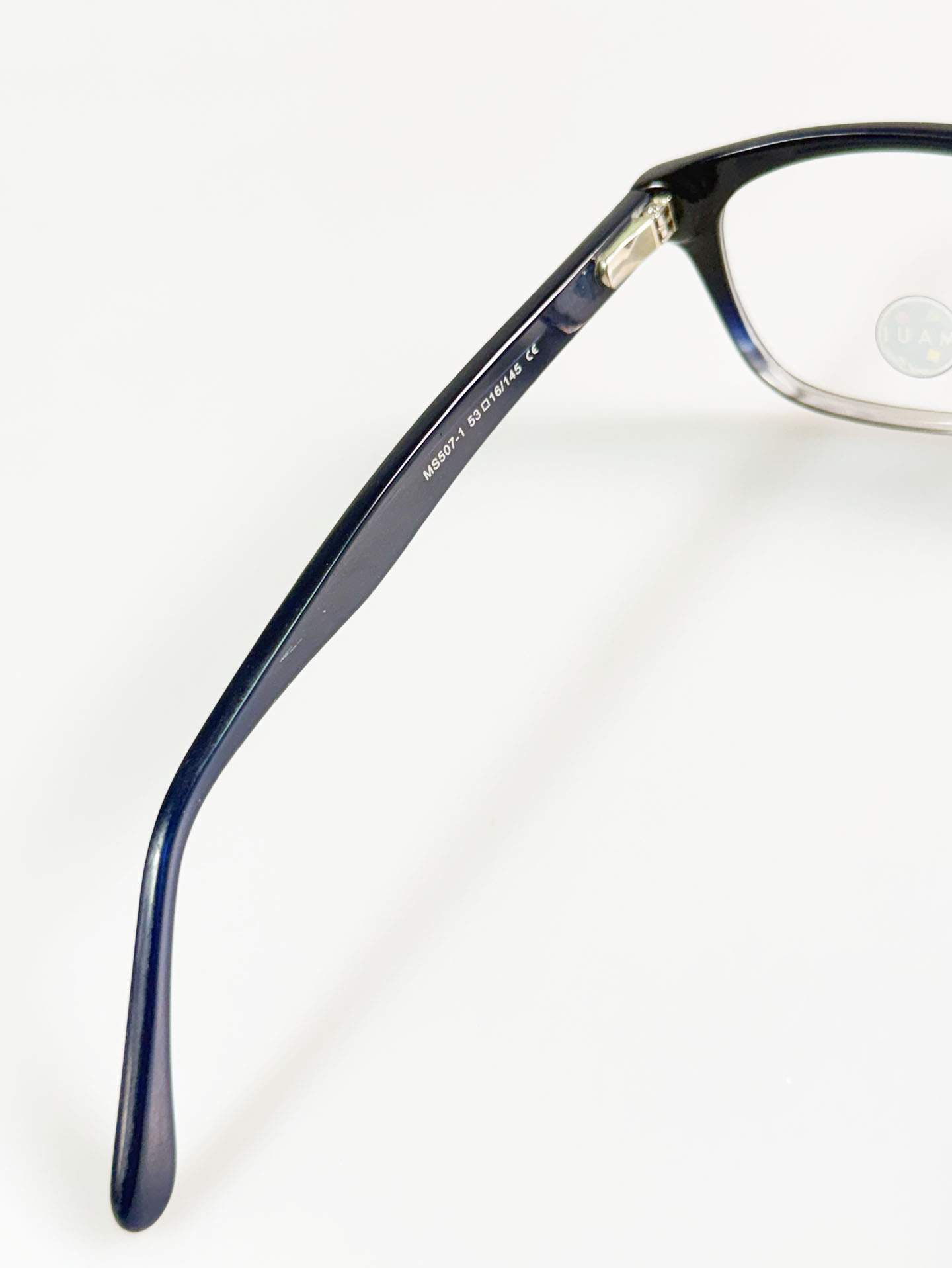 MAUI Two-Tone Square Horn-Rim Frame Glasses