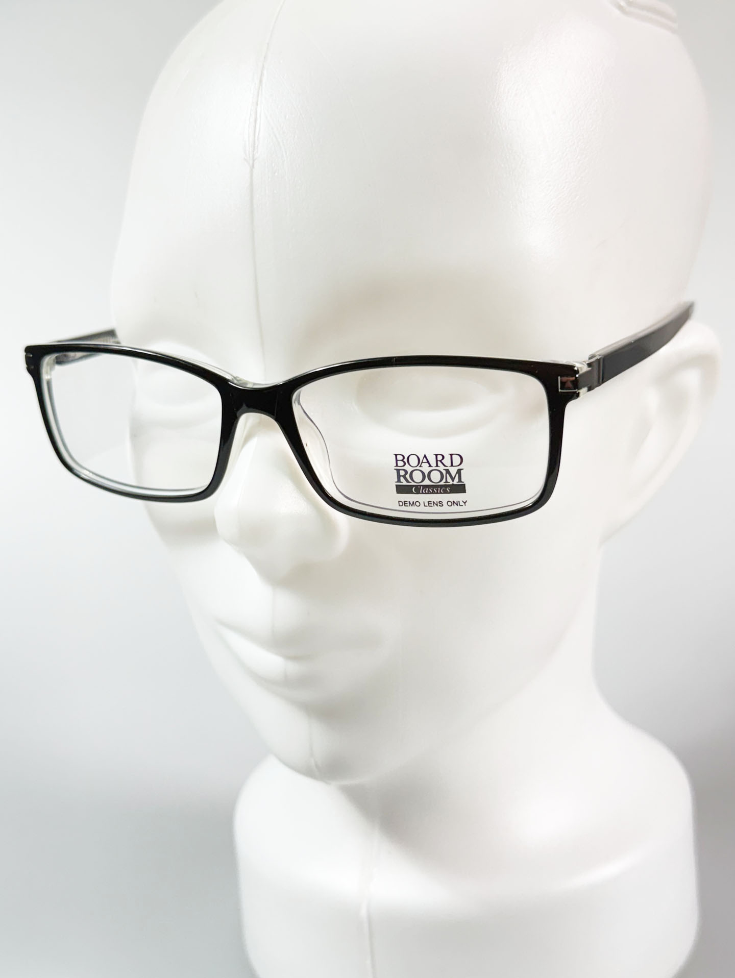 BOARD ROOM Black Square Horn-Rim Frame Glasses