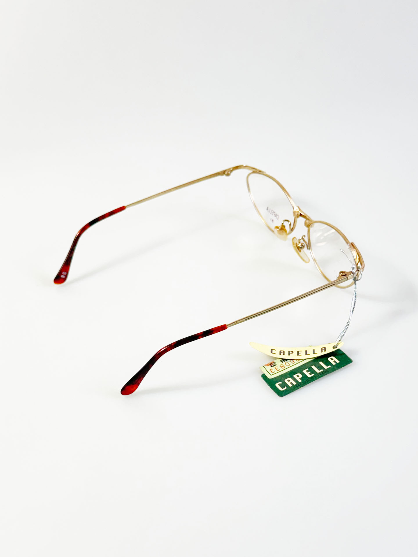 90's CAPELLA Gold Wellington Metal Frame Glasses