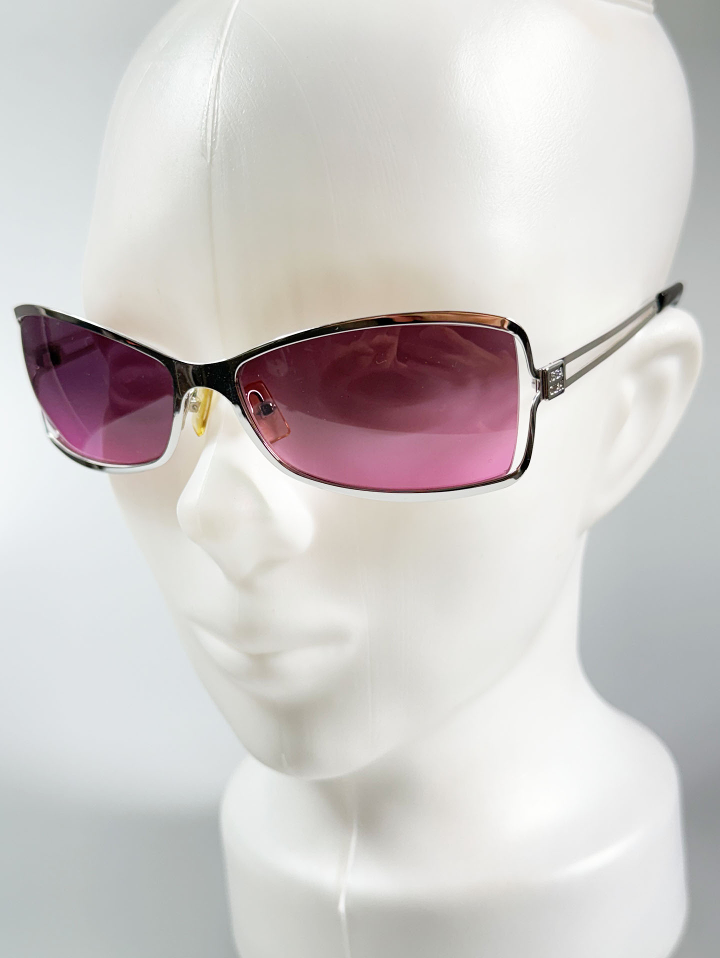 ISSAQUAH Silver Square Tint Sunglasses