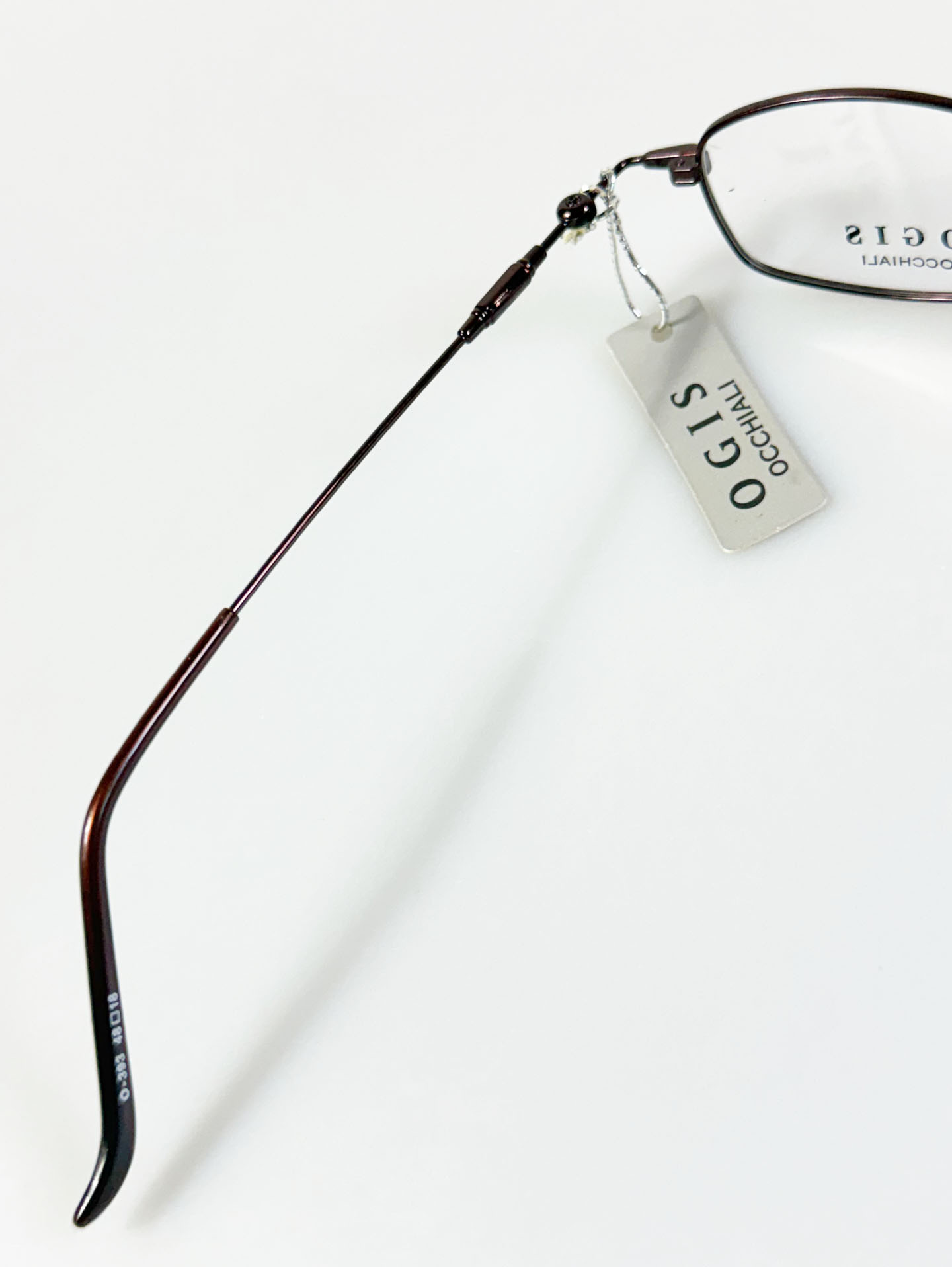 OGIS OCCHIALI Slim Square Metal Frame Glasses
