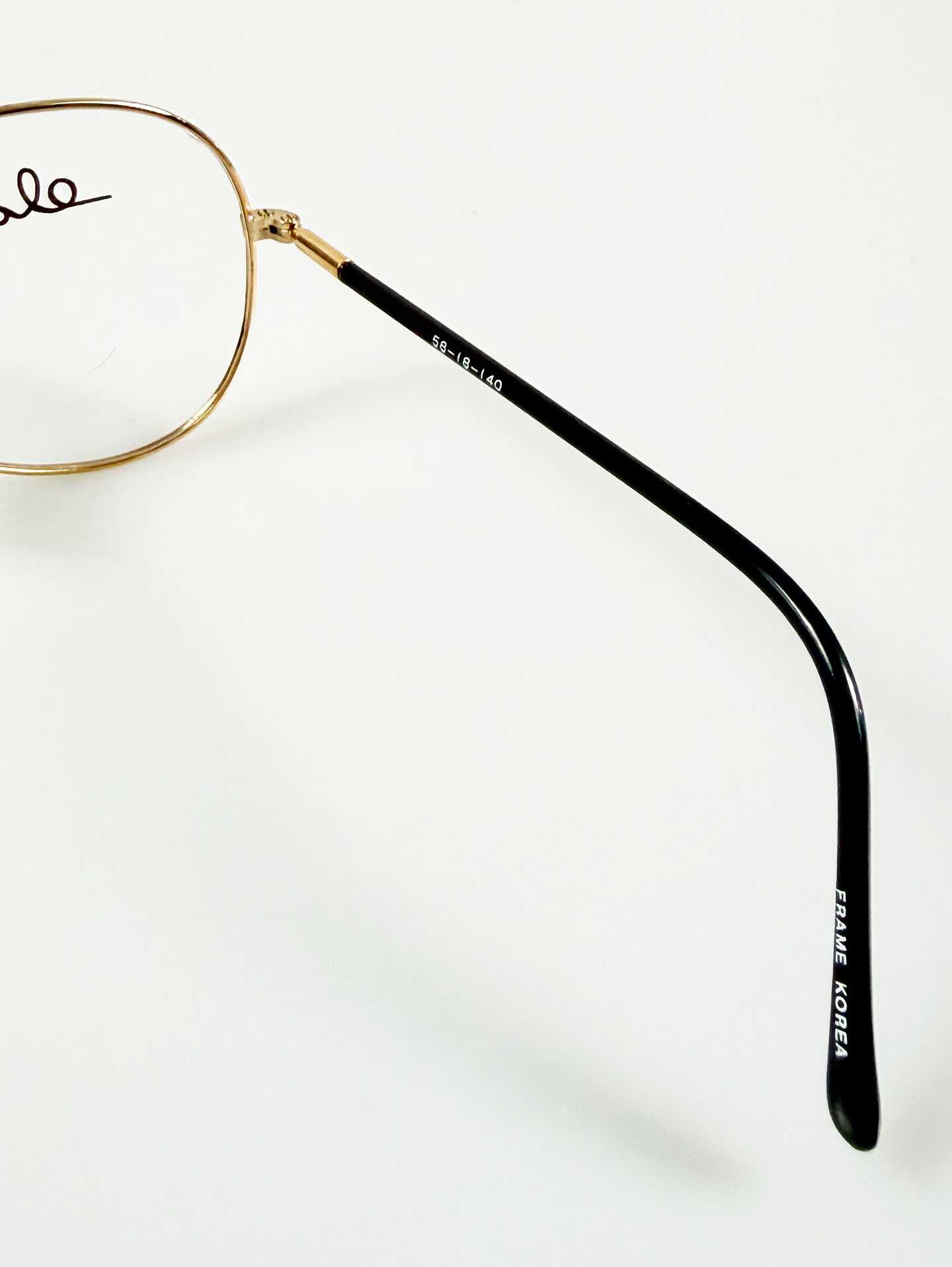 90's ELAN Gold Aviator Metal Frame Glasses