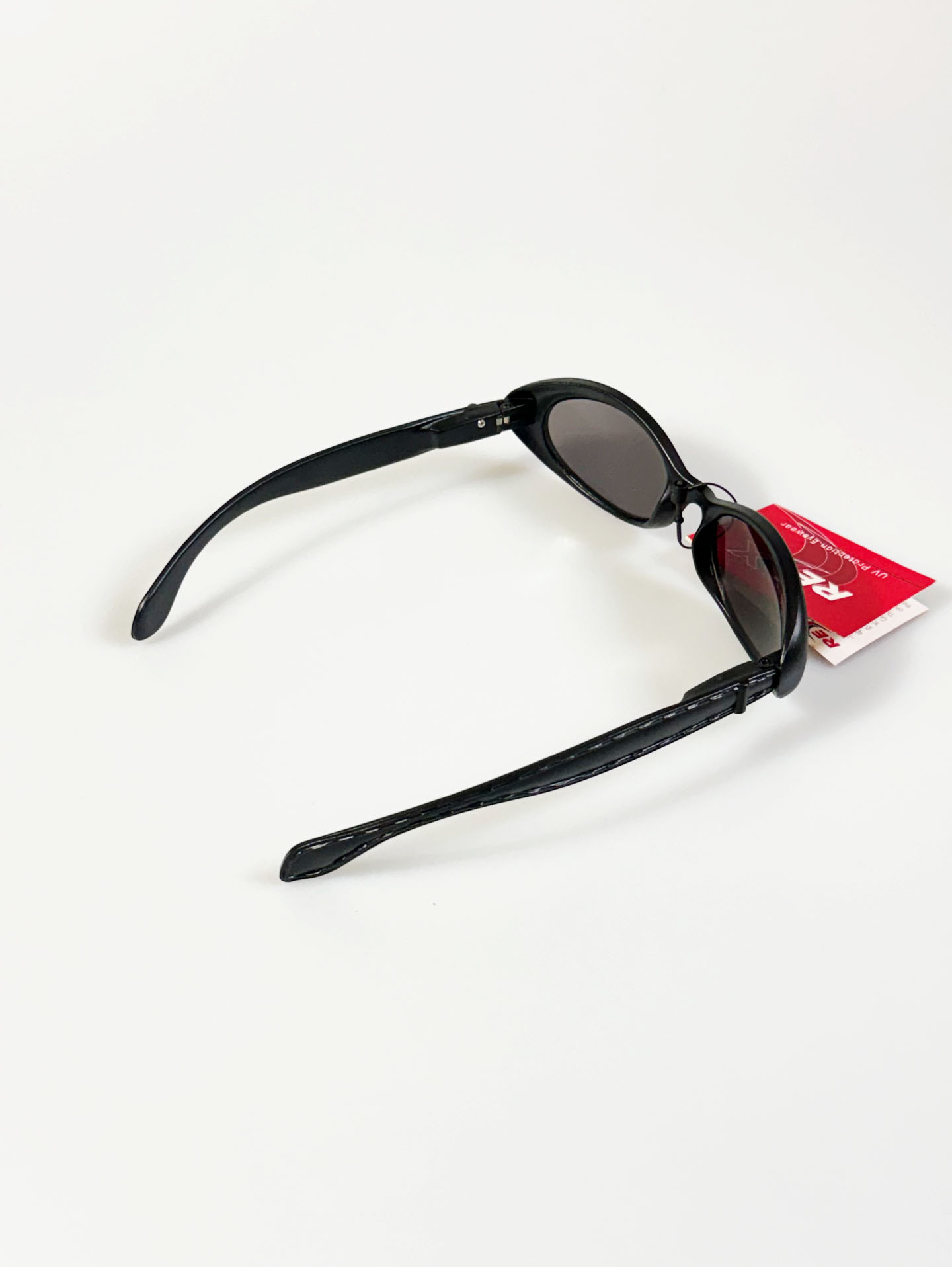 90's REDX Black Oval Wrap Sport Sunglasses