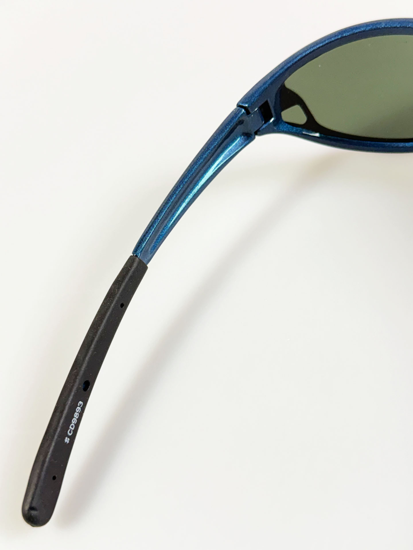 90's Blue Wraparound Sports Frame Sunglasses