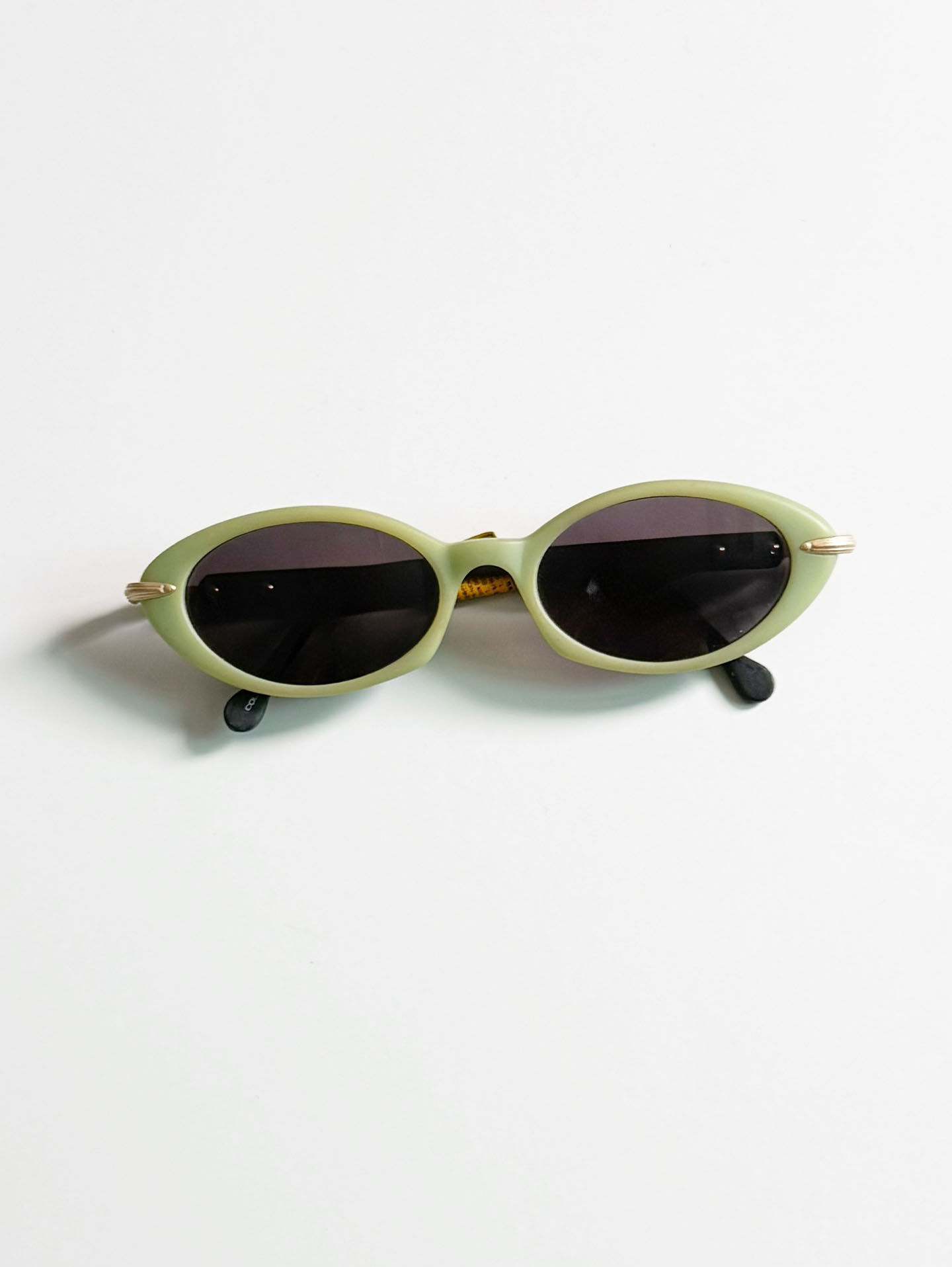 90's Christian Kevin Bold Oval Frame Sunglasses