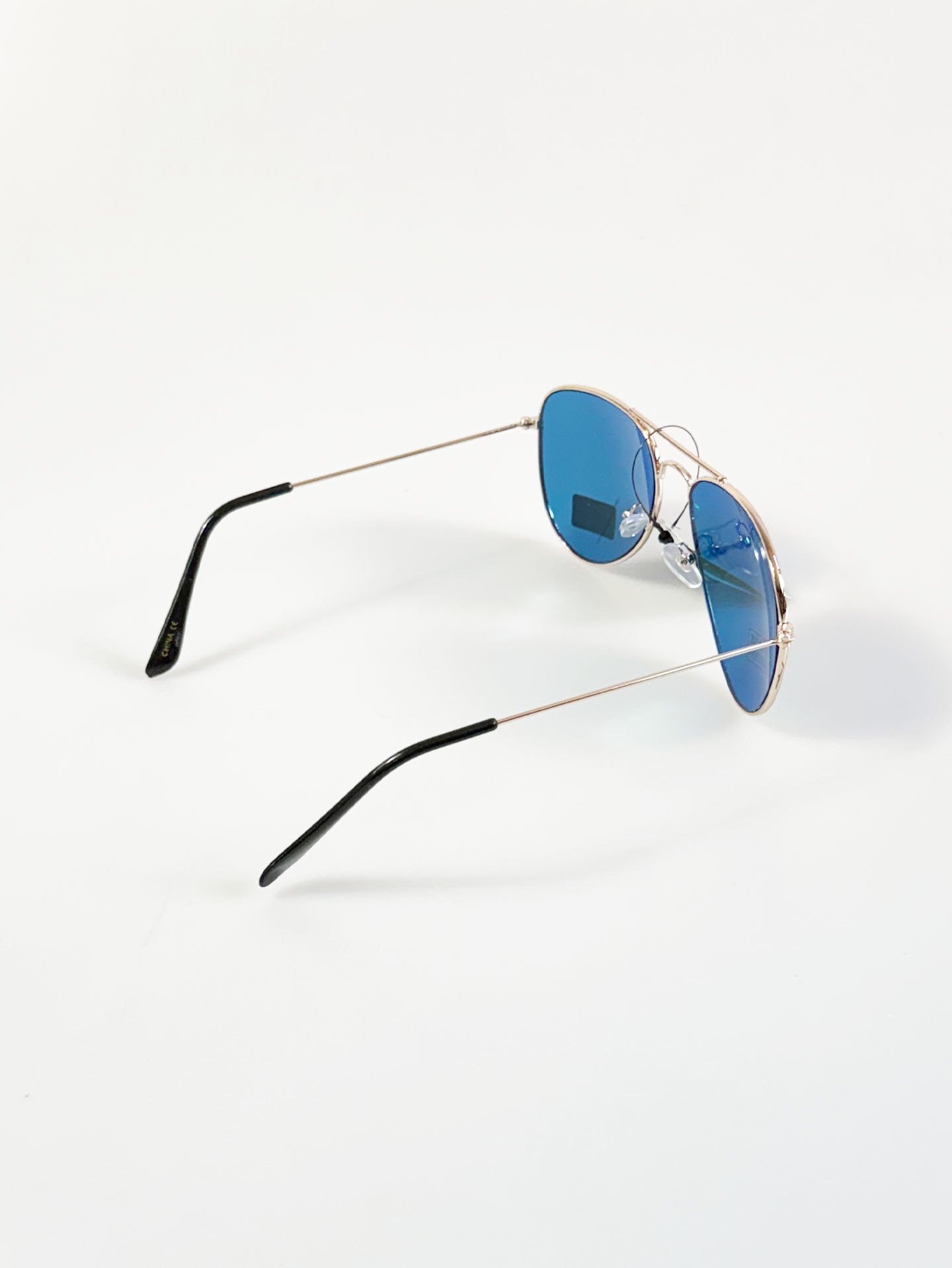 AIR FORCE Gold Aviator Metal Mirror Sunglasses
