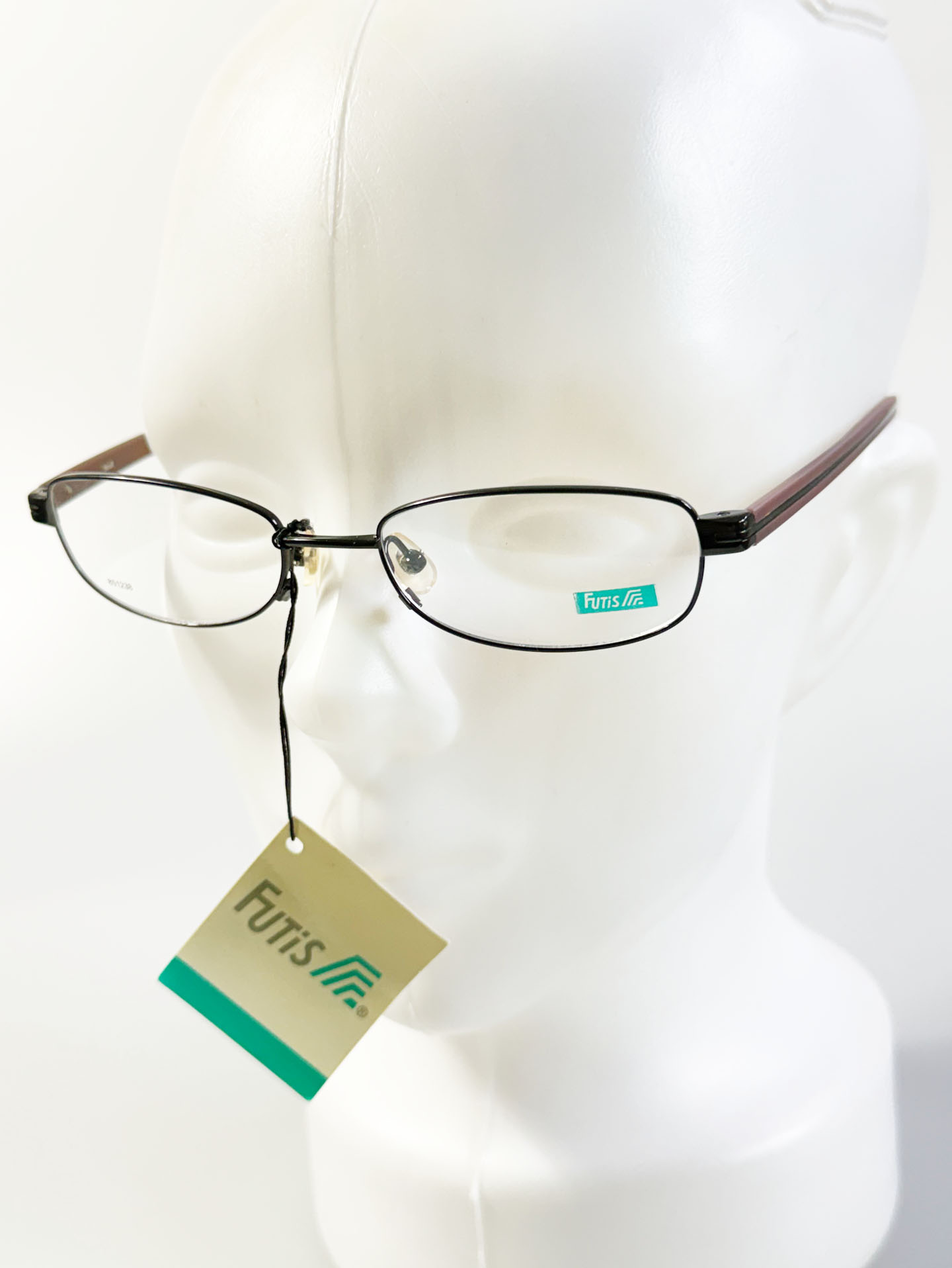 FUTIS Slim Square Gunmetal Glasses