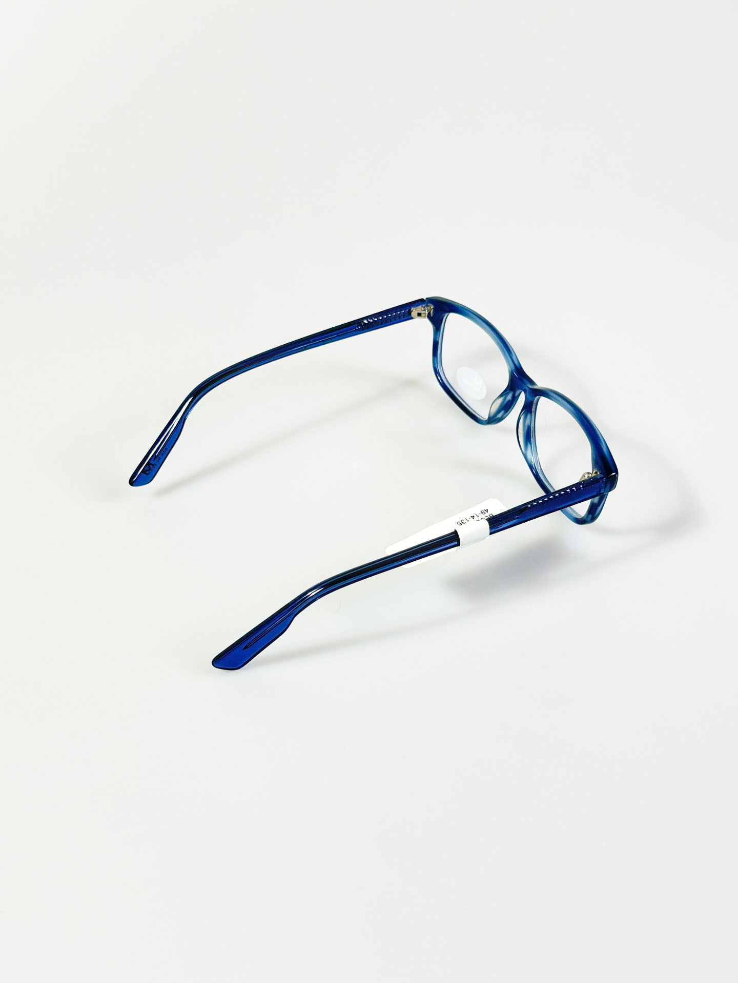 M AMERICA Blue Acetate Bold Square Glasses