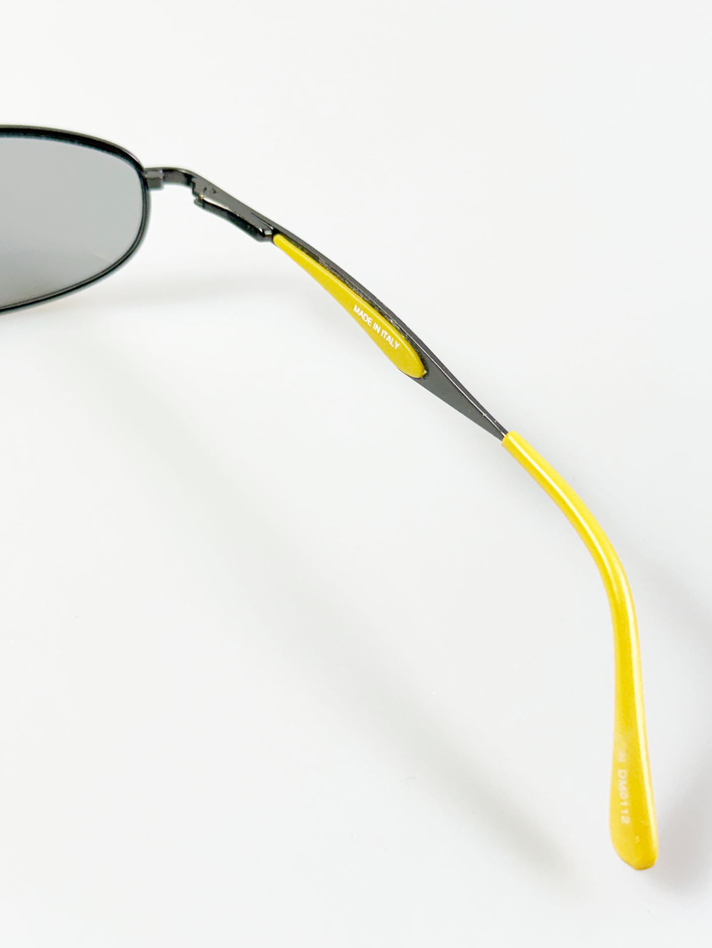 90's DOMON Sliom Oval Gunmetal Sunglasses