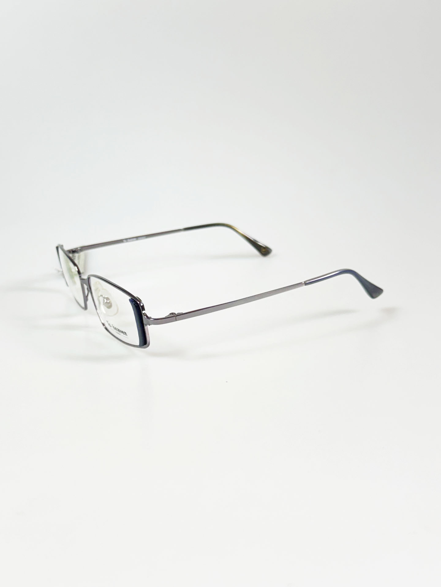 TO-HEAVEN Classic Gunmetal Slim Square Frame Glasses