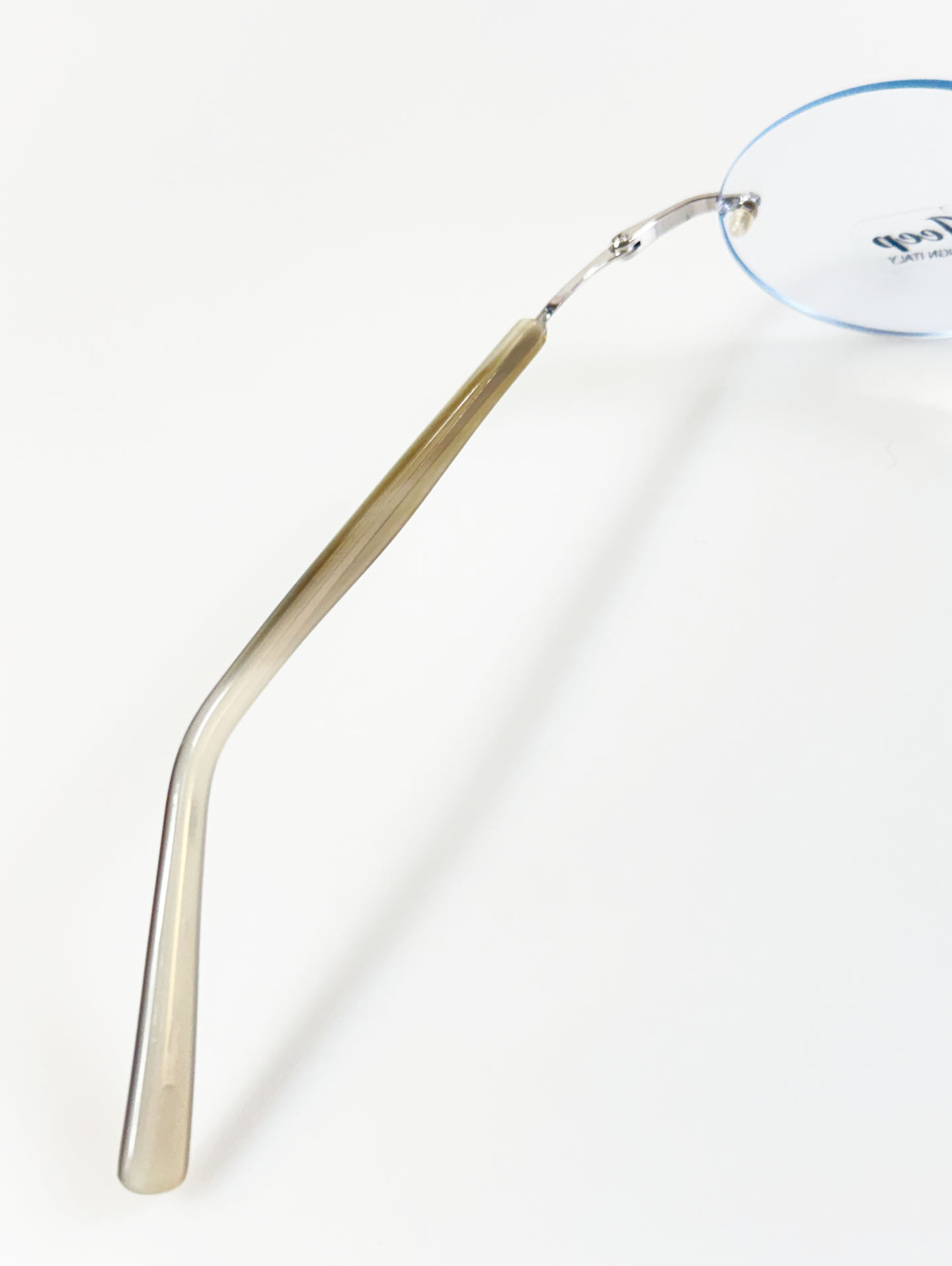 JEEP Rimless Oval Silver Metal Glasses
