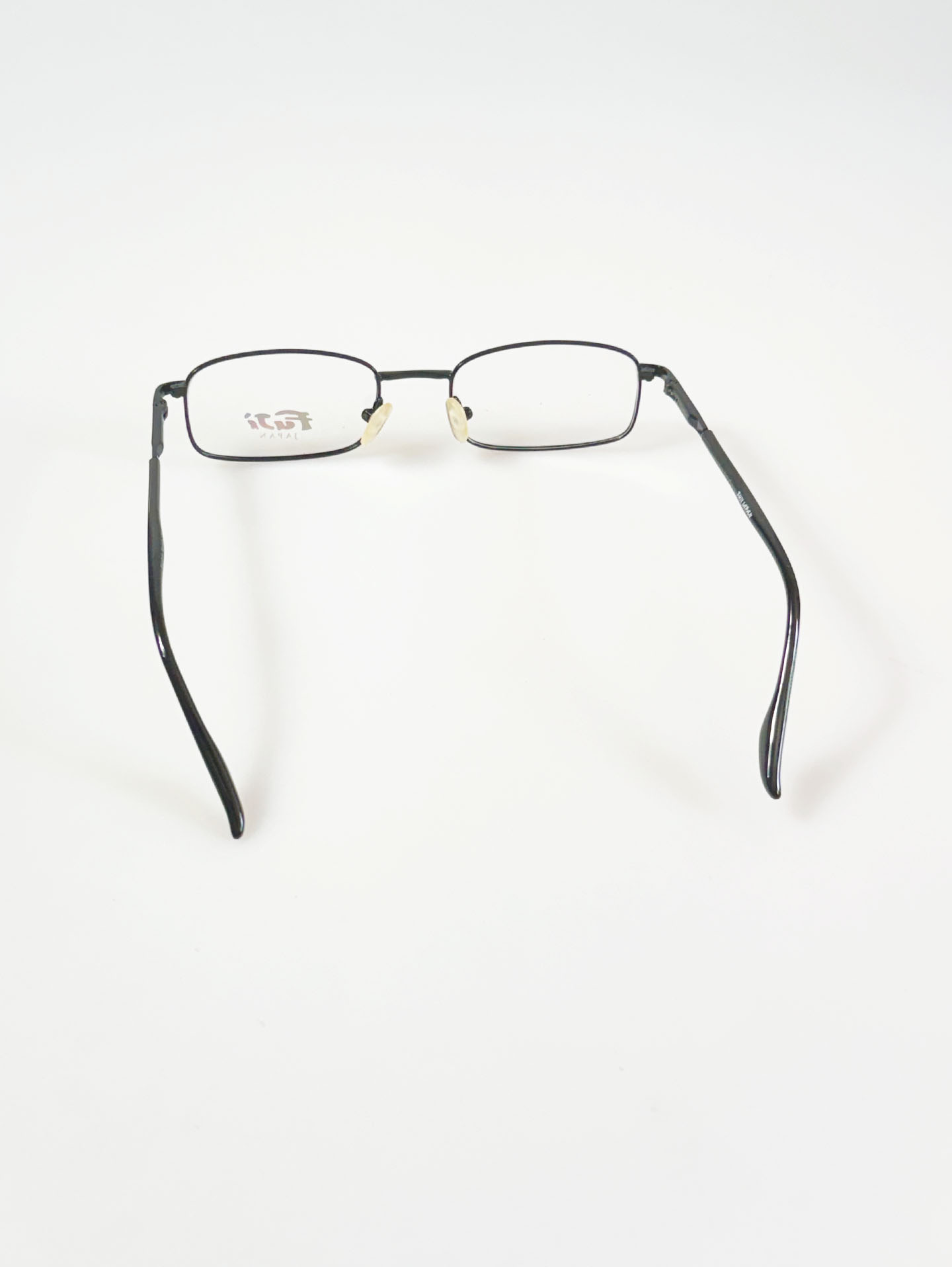 90's FUJI JAPAN Slim Square Metal Glasses Collection / 2 Colors