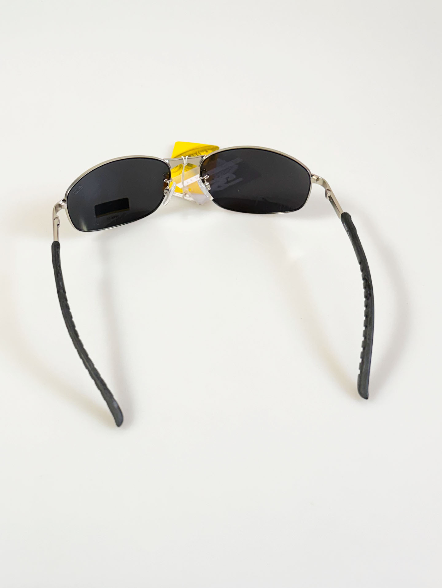 SS EYEWEAR Silver Slim Square Metal Frame Sunglasses