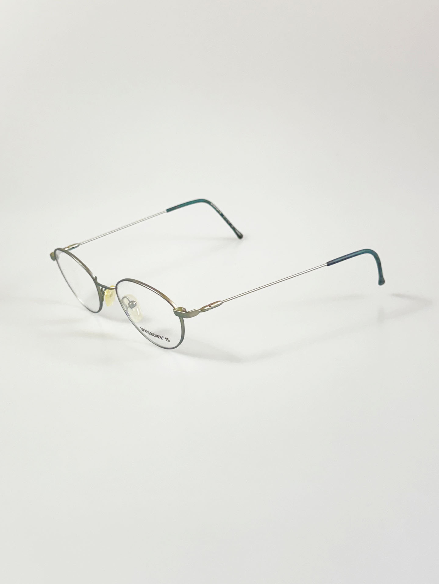 Vision’s Slim Oval Blue Tone Metal Glasses
