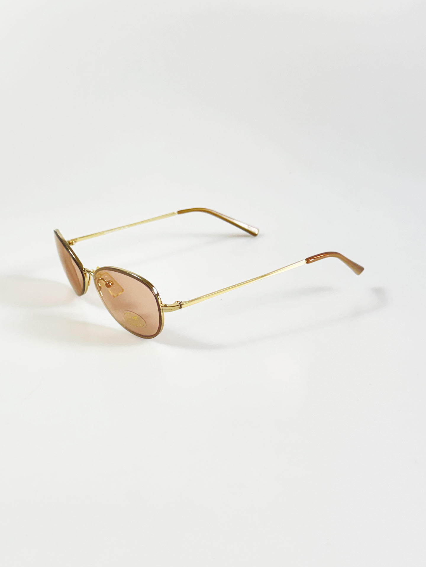 IXRON Rimless Cat-Eye Metal Tint Sunglasses