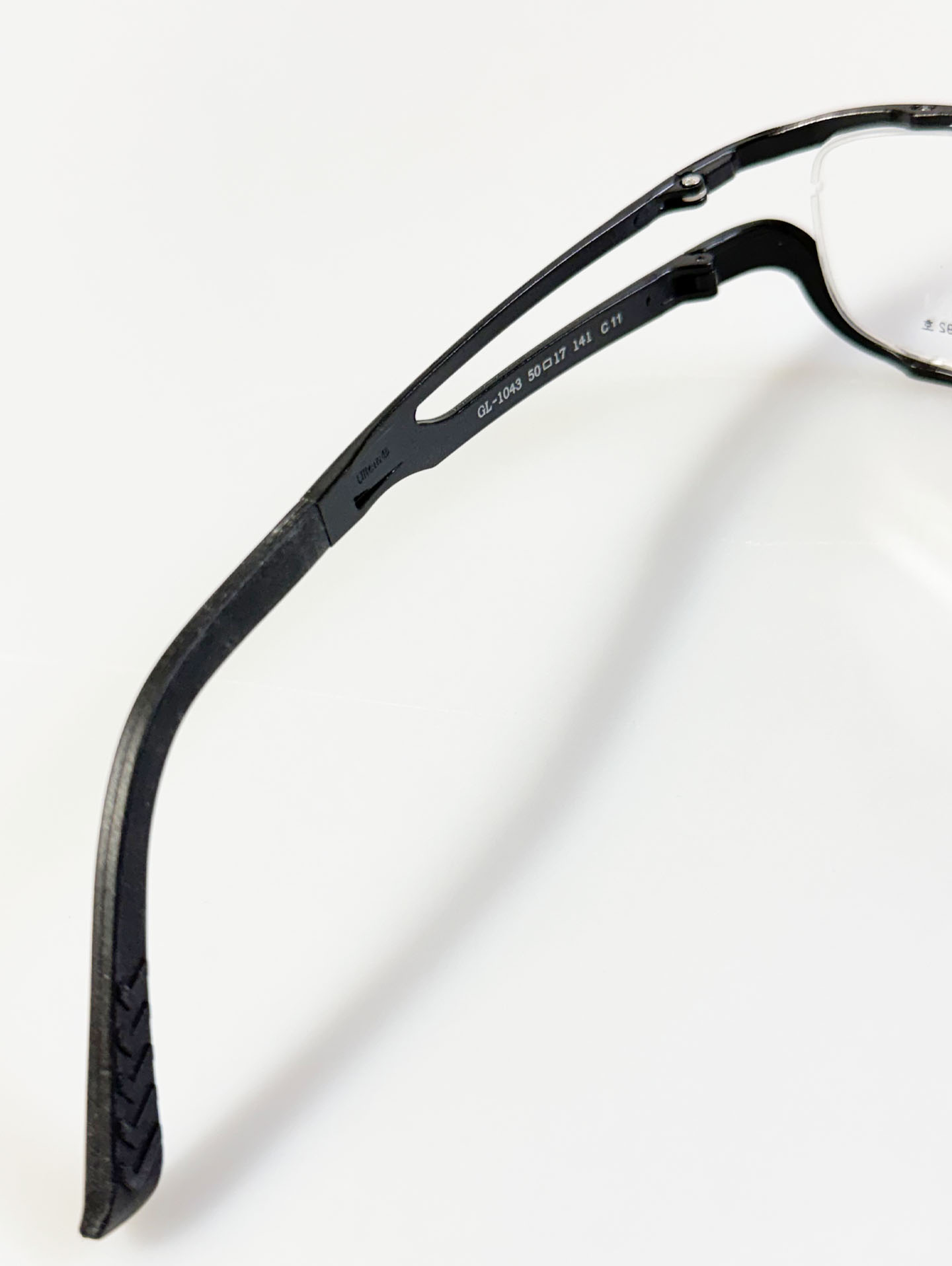 GALLAN Smart-SMP Black Slim Square Frame Glasses