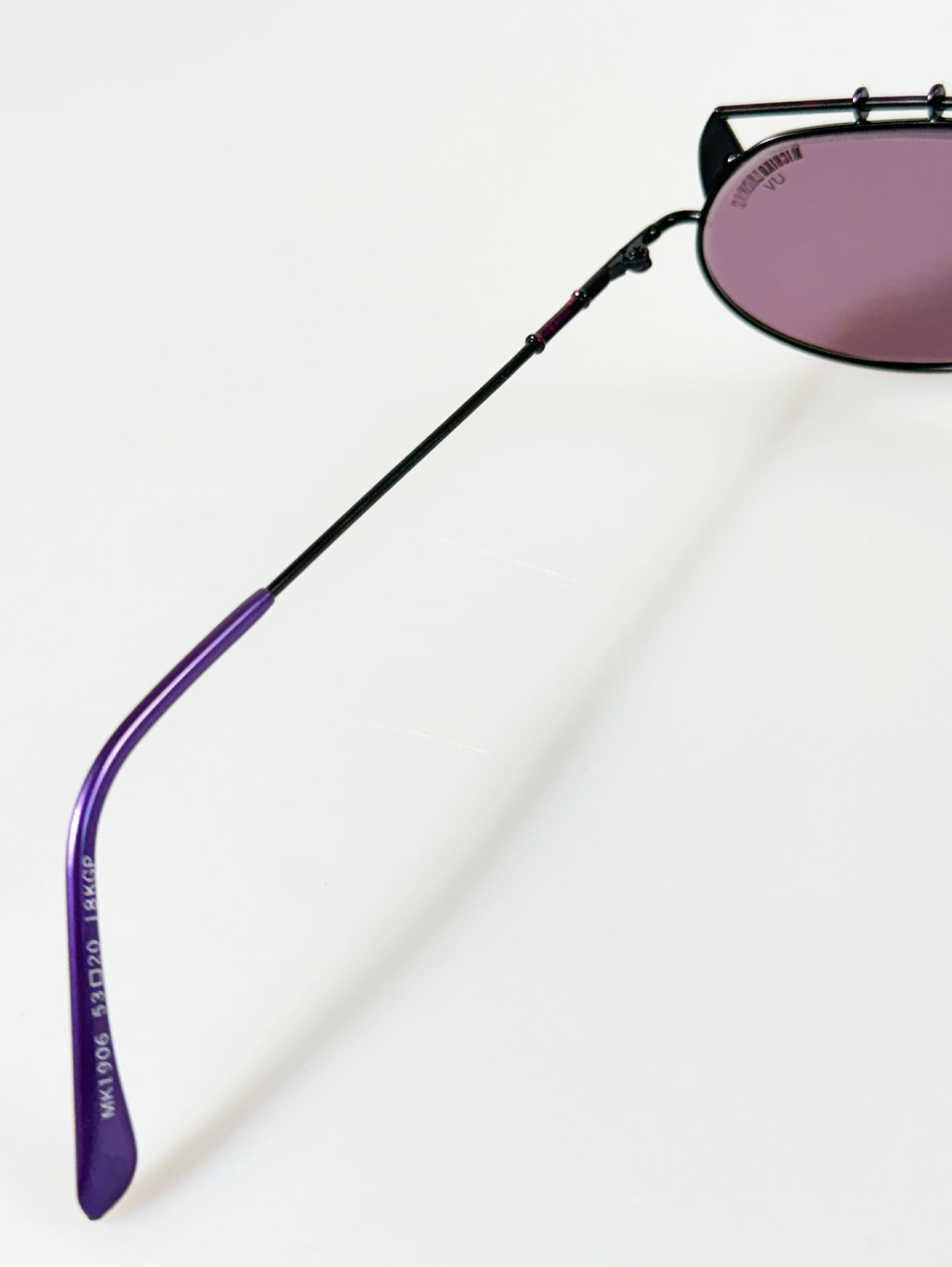 90's MICHIKO LONDON Iridescent Double Bridge Sunglasses / 3 Colors
