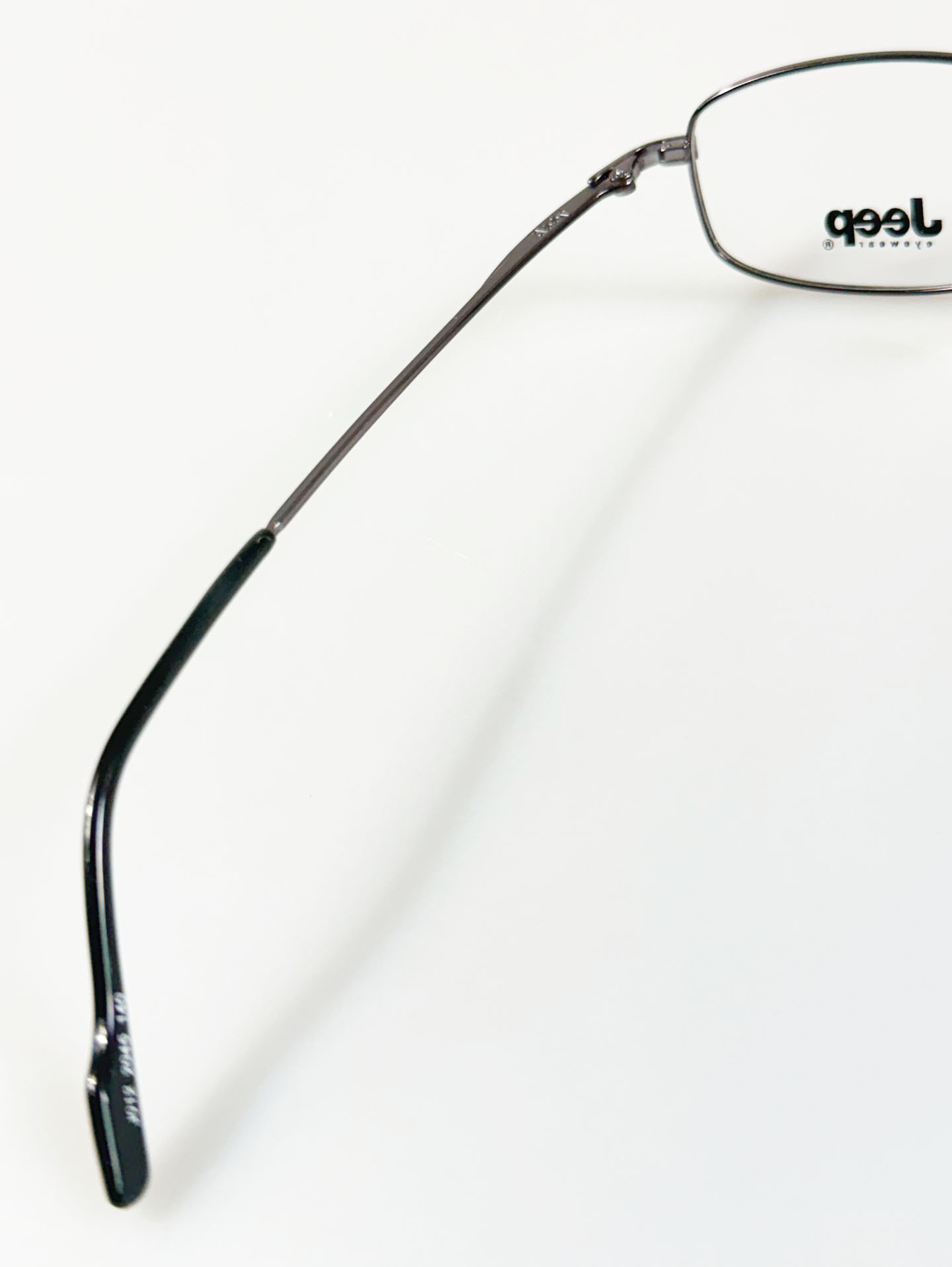JEEP Gunmetal Slim Square Frame Glasses