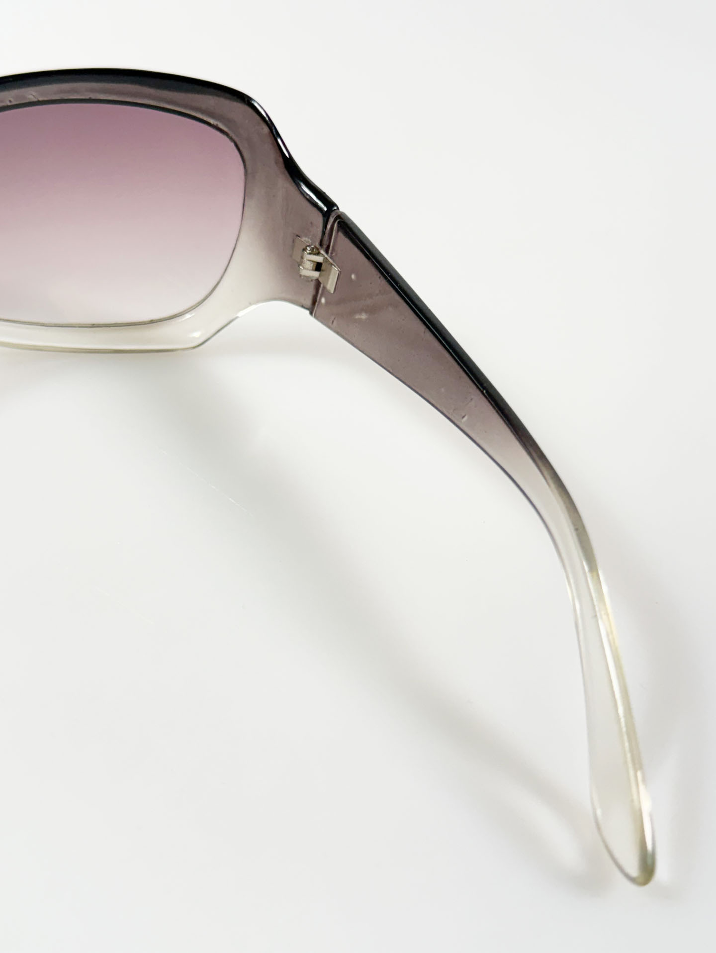 Smoke Gradient Oversized Square Tint Sunglasses
