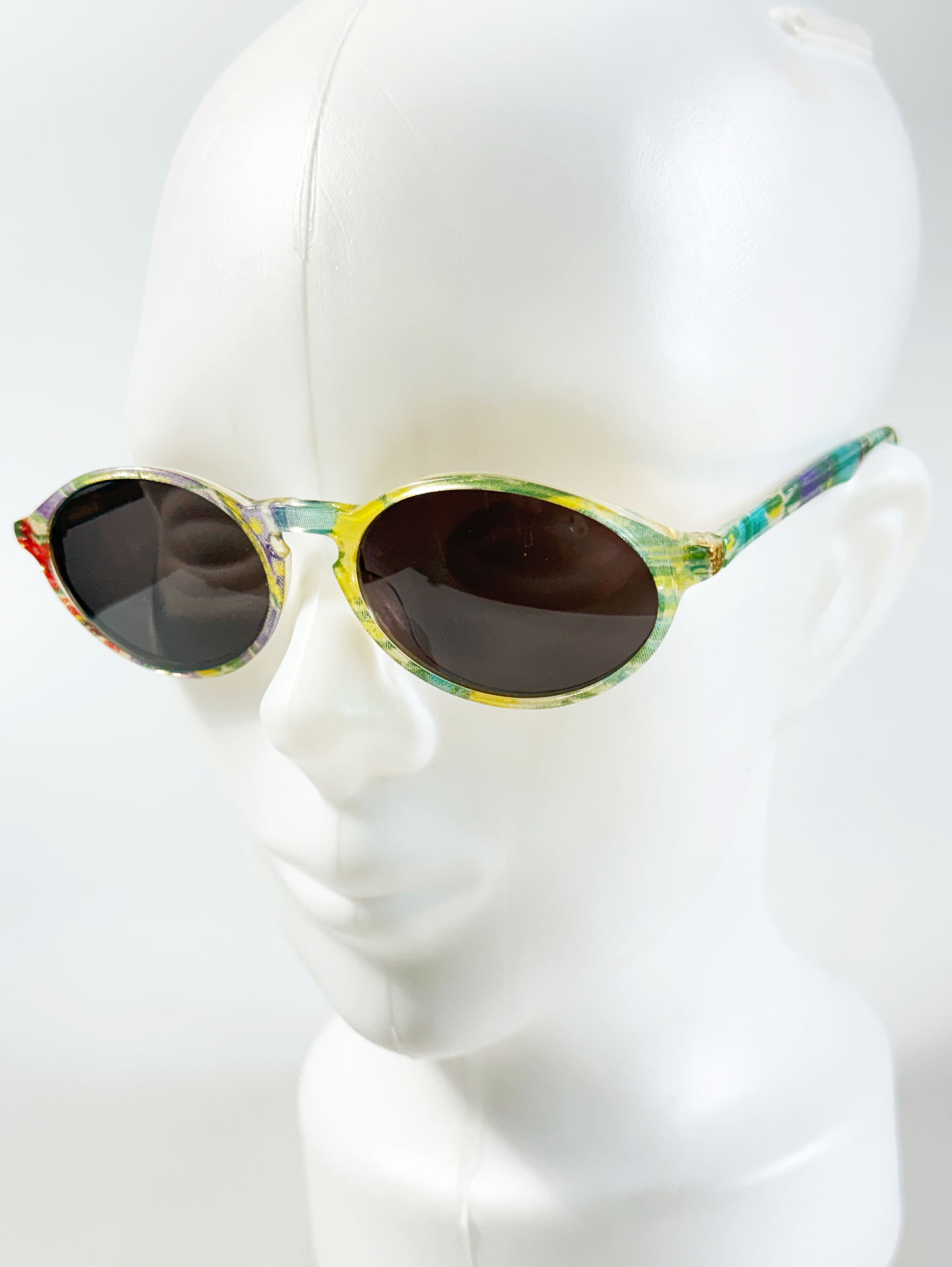 90's DISGUISE Multicolor Slim Oval Sunglasses