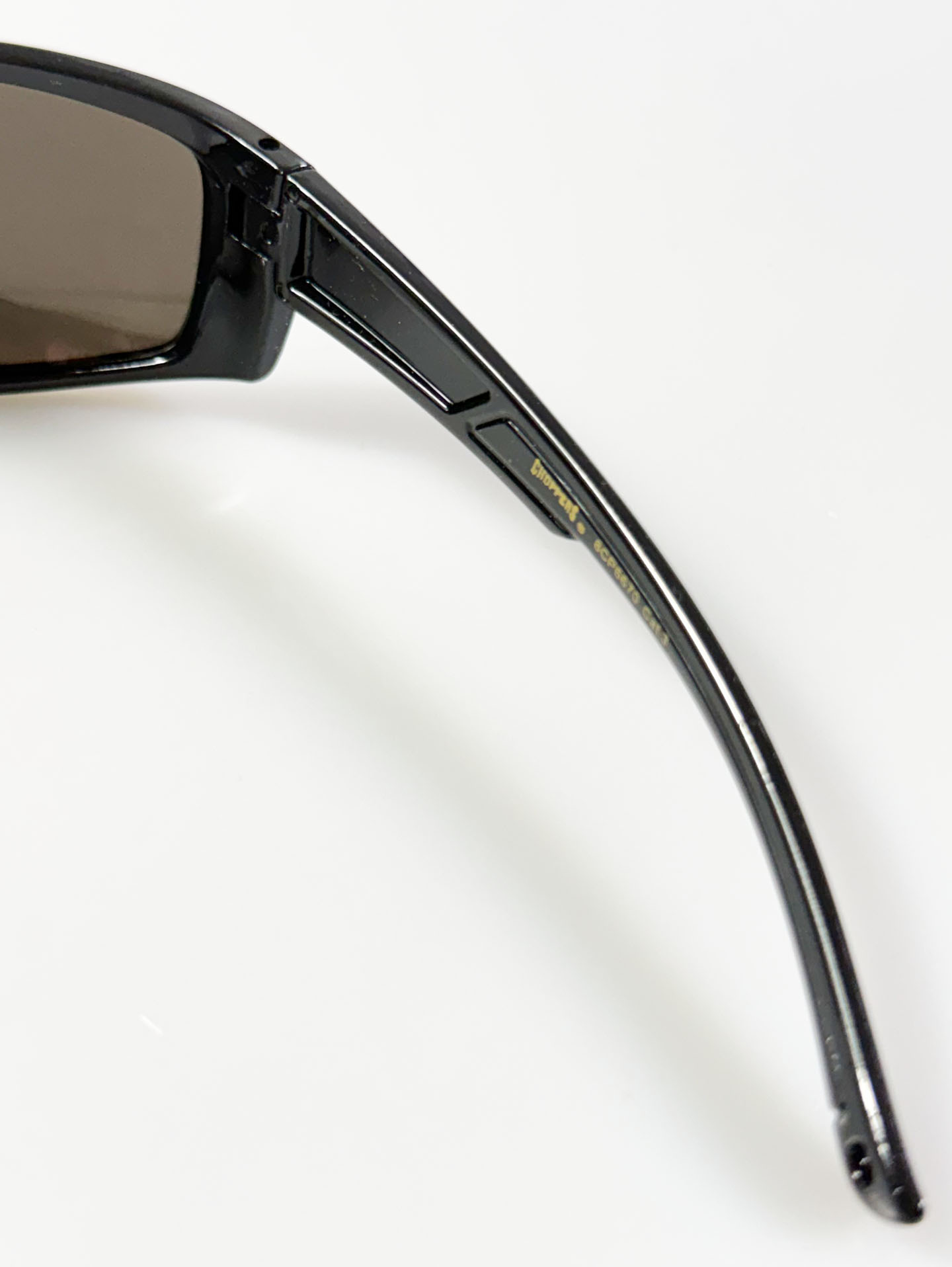 CHOPPERS Black Wraparound Biker Sunglasses