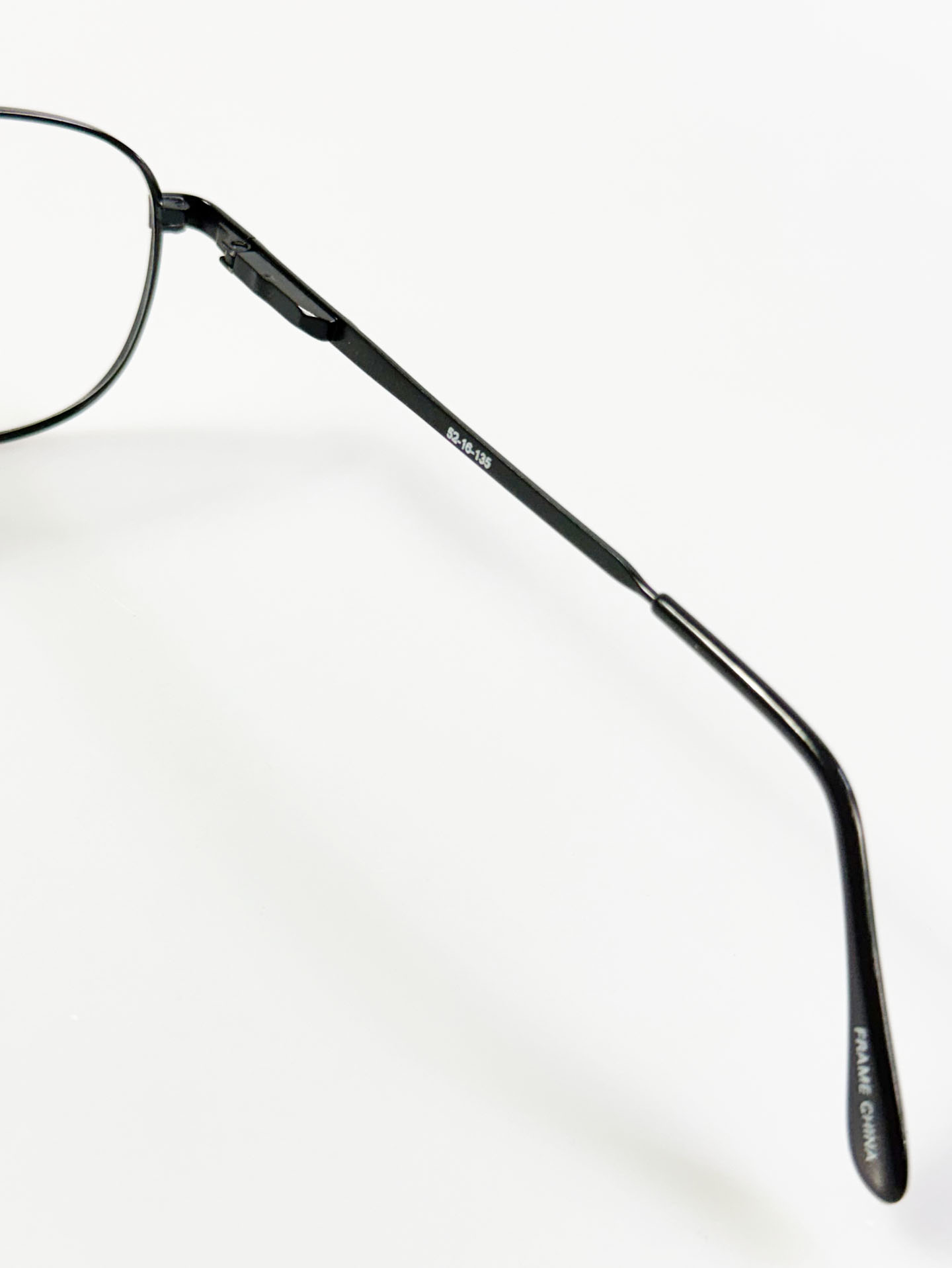 90's ELAN Black Aviator Metal Glasses