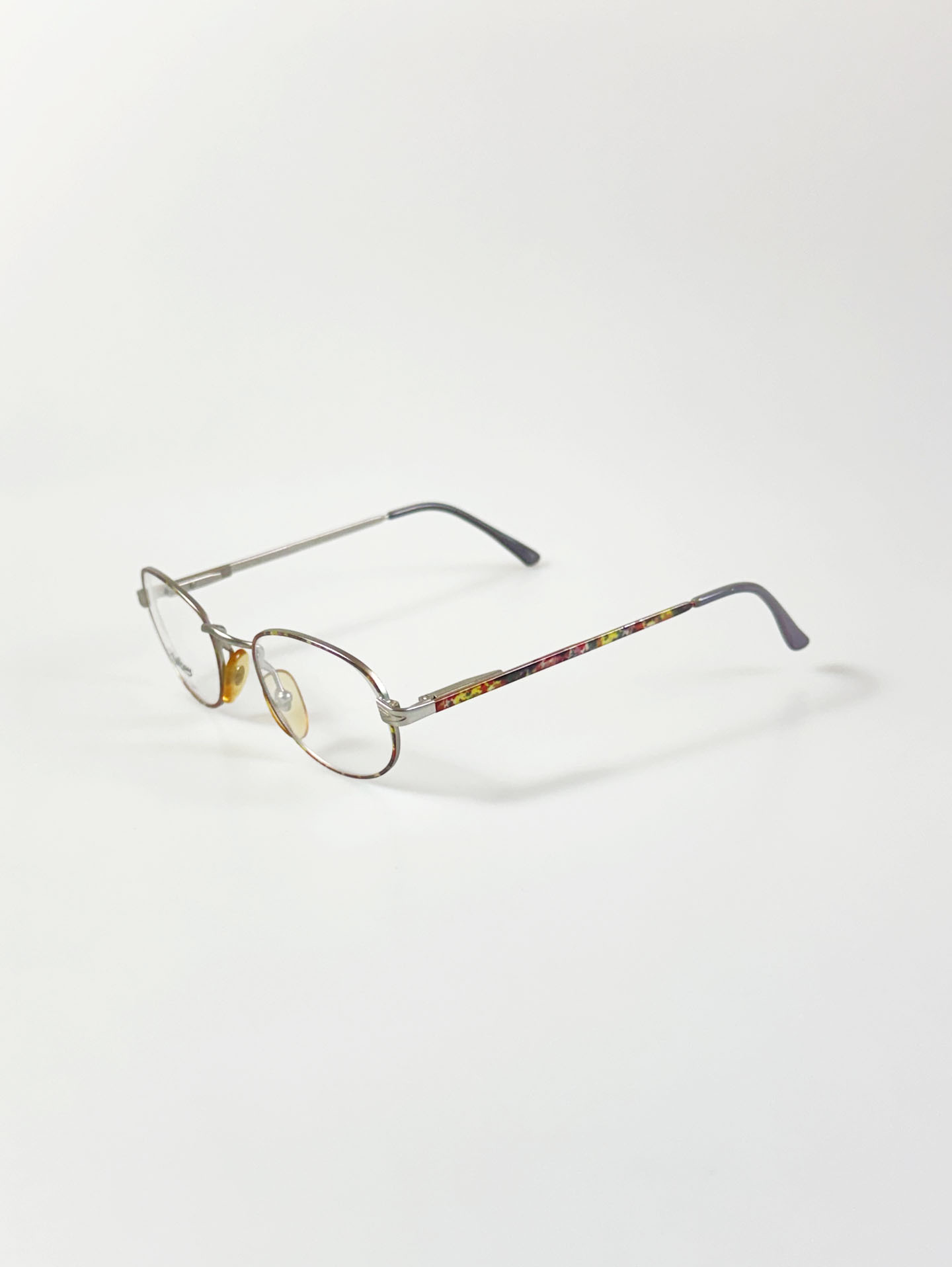 90’s BlueBay Silver Tone Slim Oval Metal Glasses