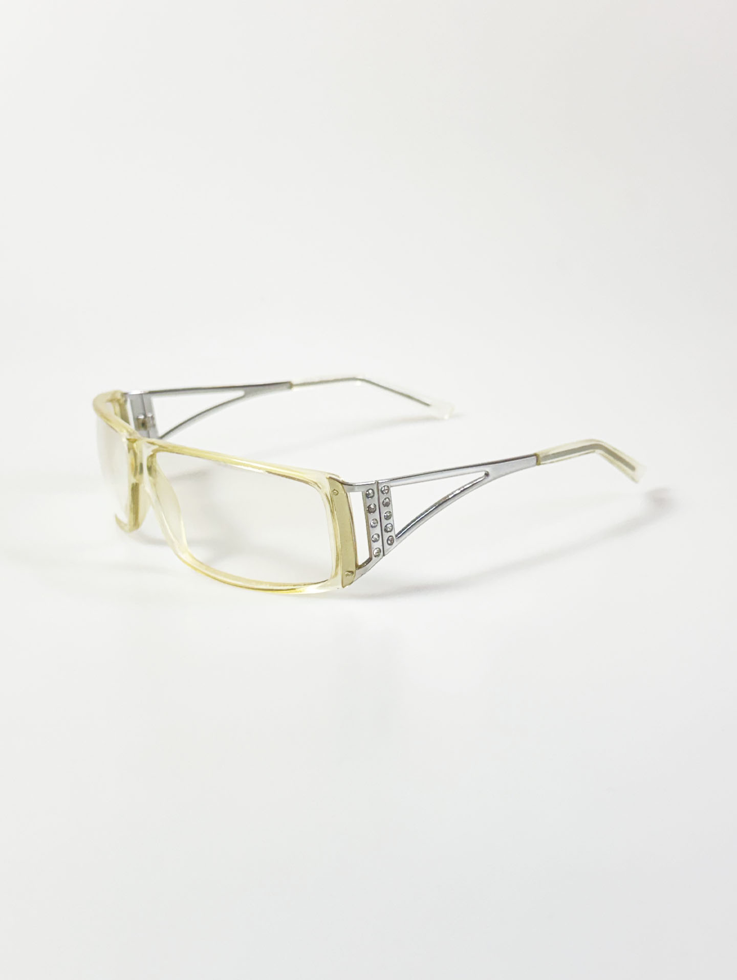 CAPRIO Translucent Bold Square Tinted Sunglasses