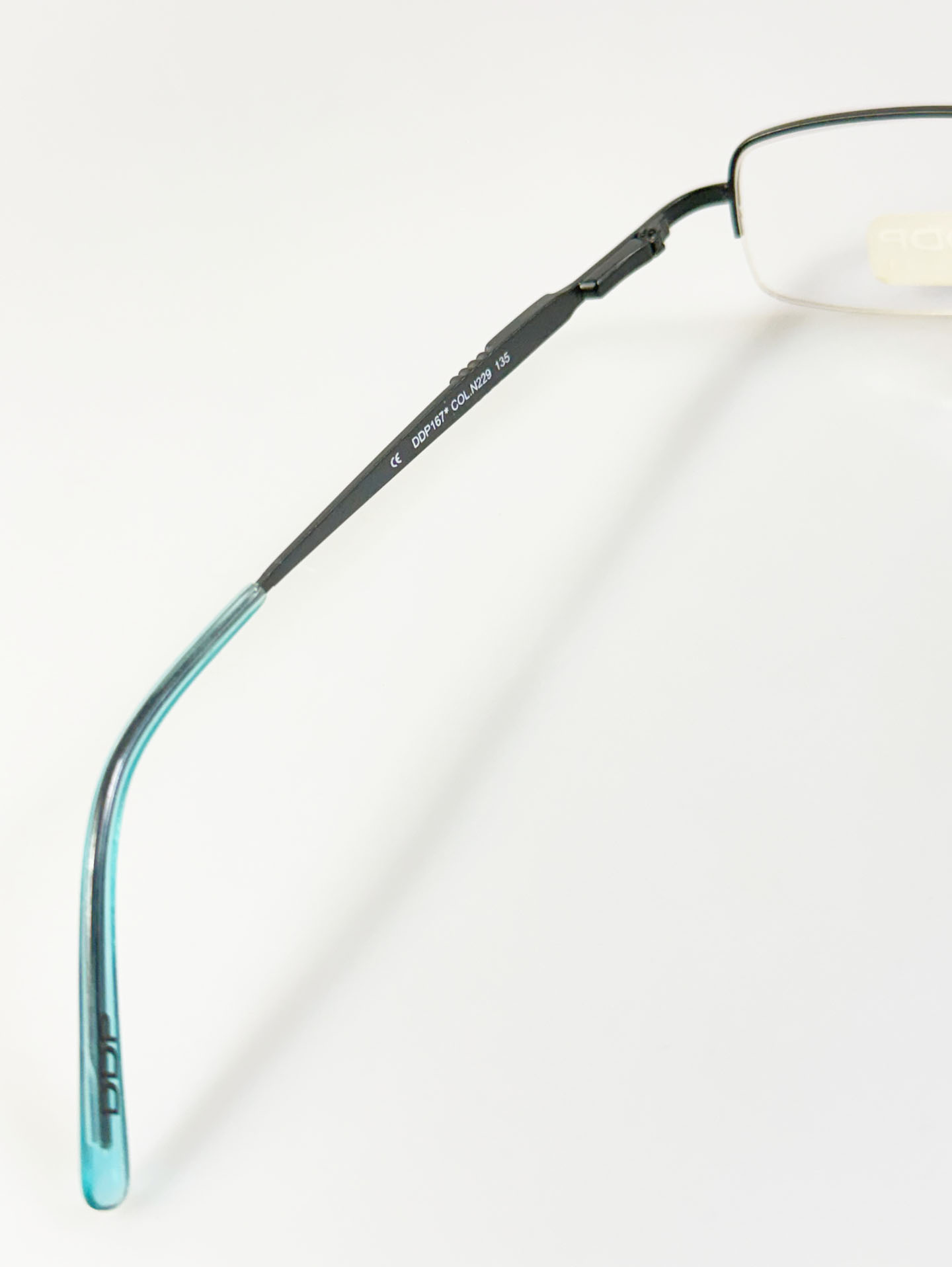 90's DDP Square Half-Rim Square Metal Glasses
