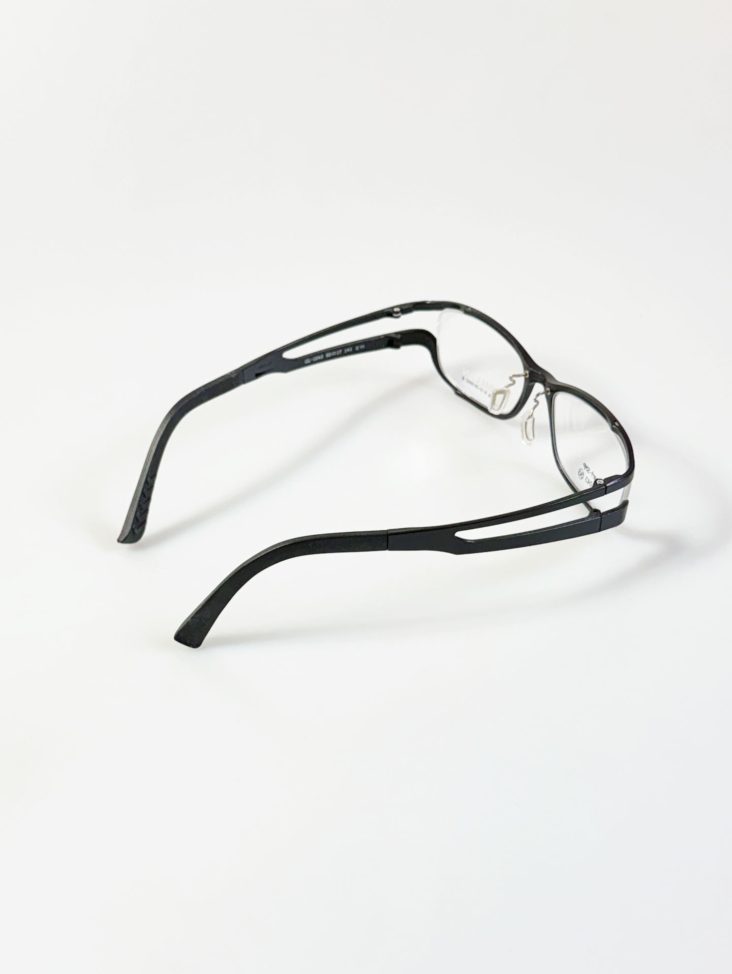 GALLAN Smart-SMP Black Slim Square Frame Glasses