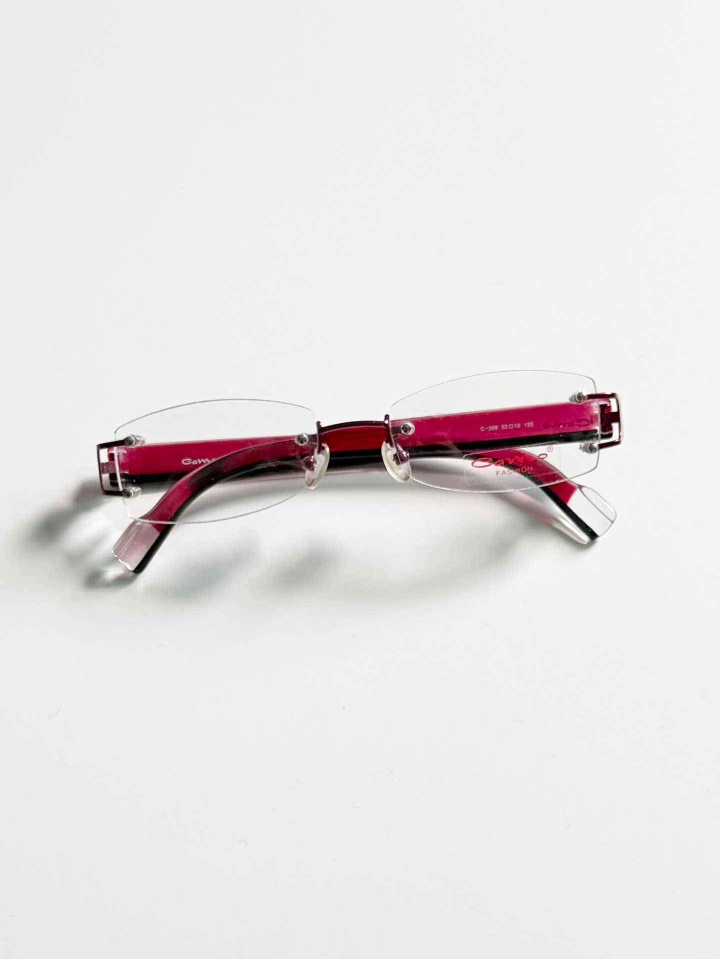 CAMO FASHION Rimless Square Metal Glasses