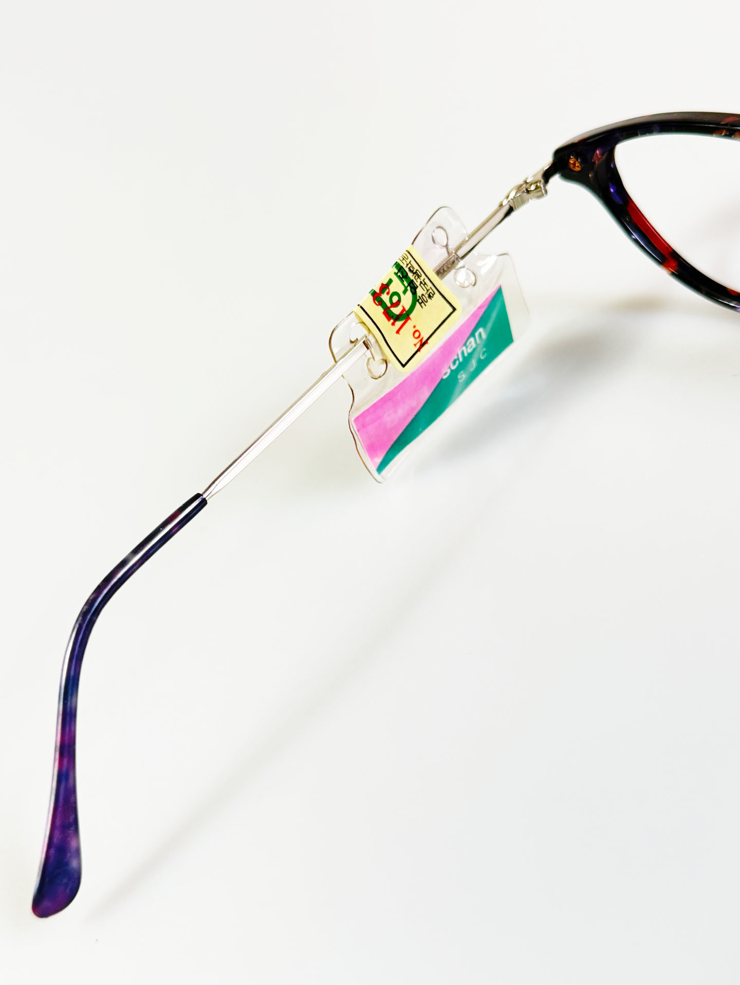90's SEVA SCHAN Cat-Eye Horn-Rim Frame Glasses