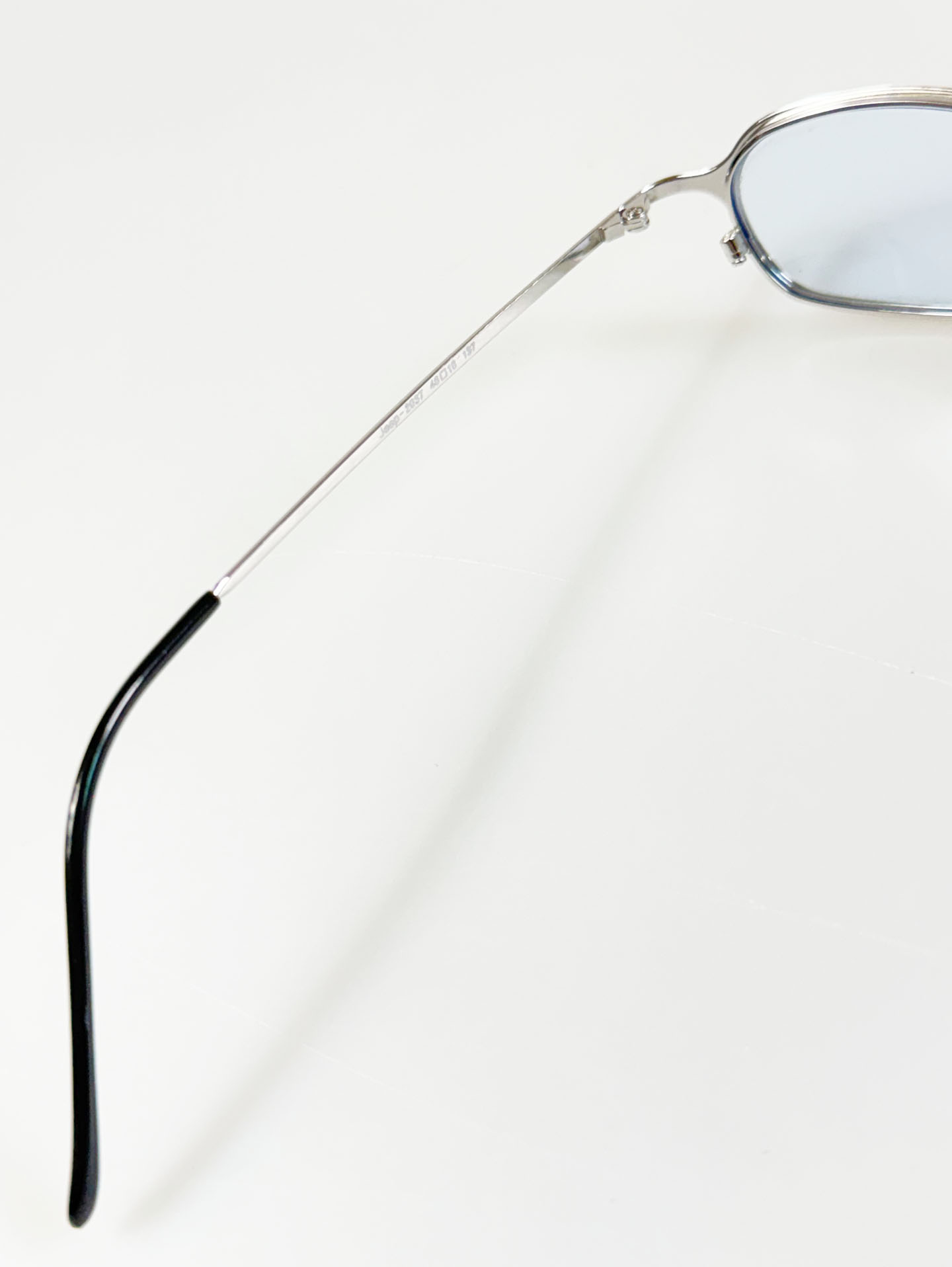 JEEP Silver Slim Oval Metal Frame Tint Glasses