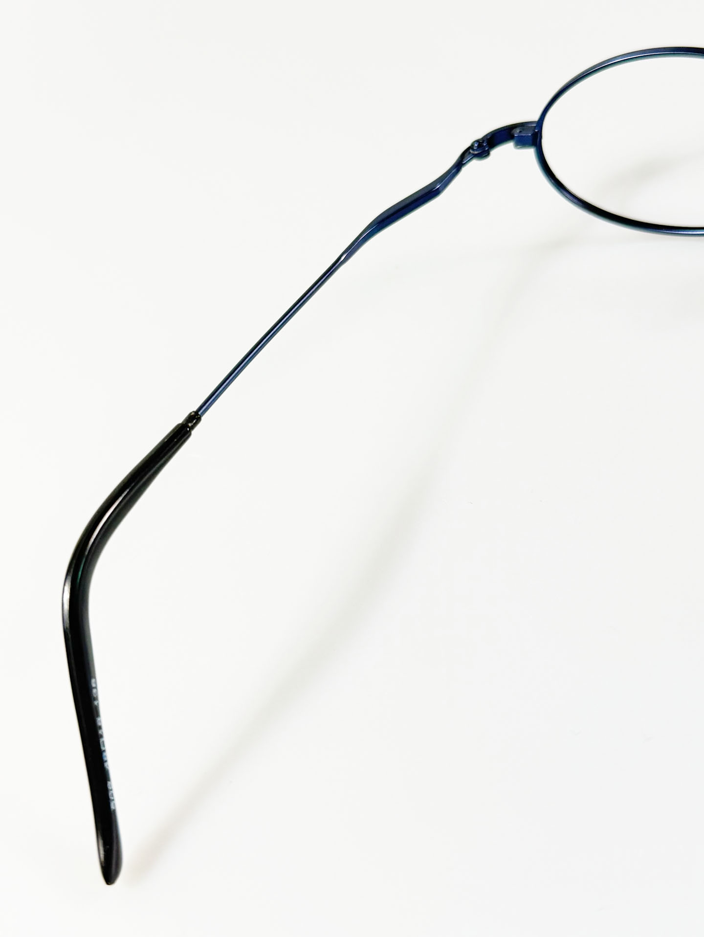 RUCHIANO Blue Slim Oval Metal Glasses